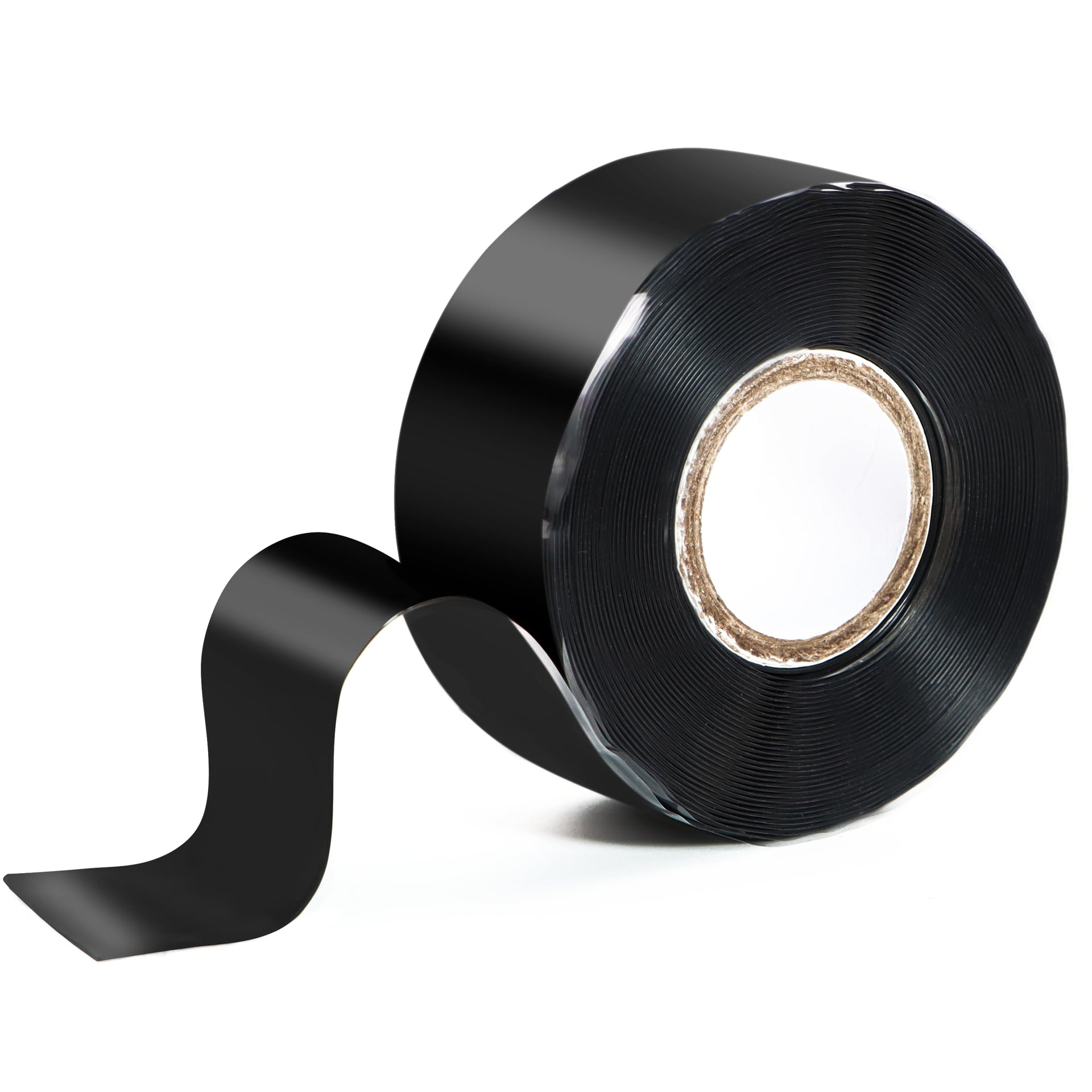 Self Fusing Silicone Tape 1 in x 16.4' Black Waterproof Rubber Leak Proof Sealing Silicone Rubber Self