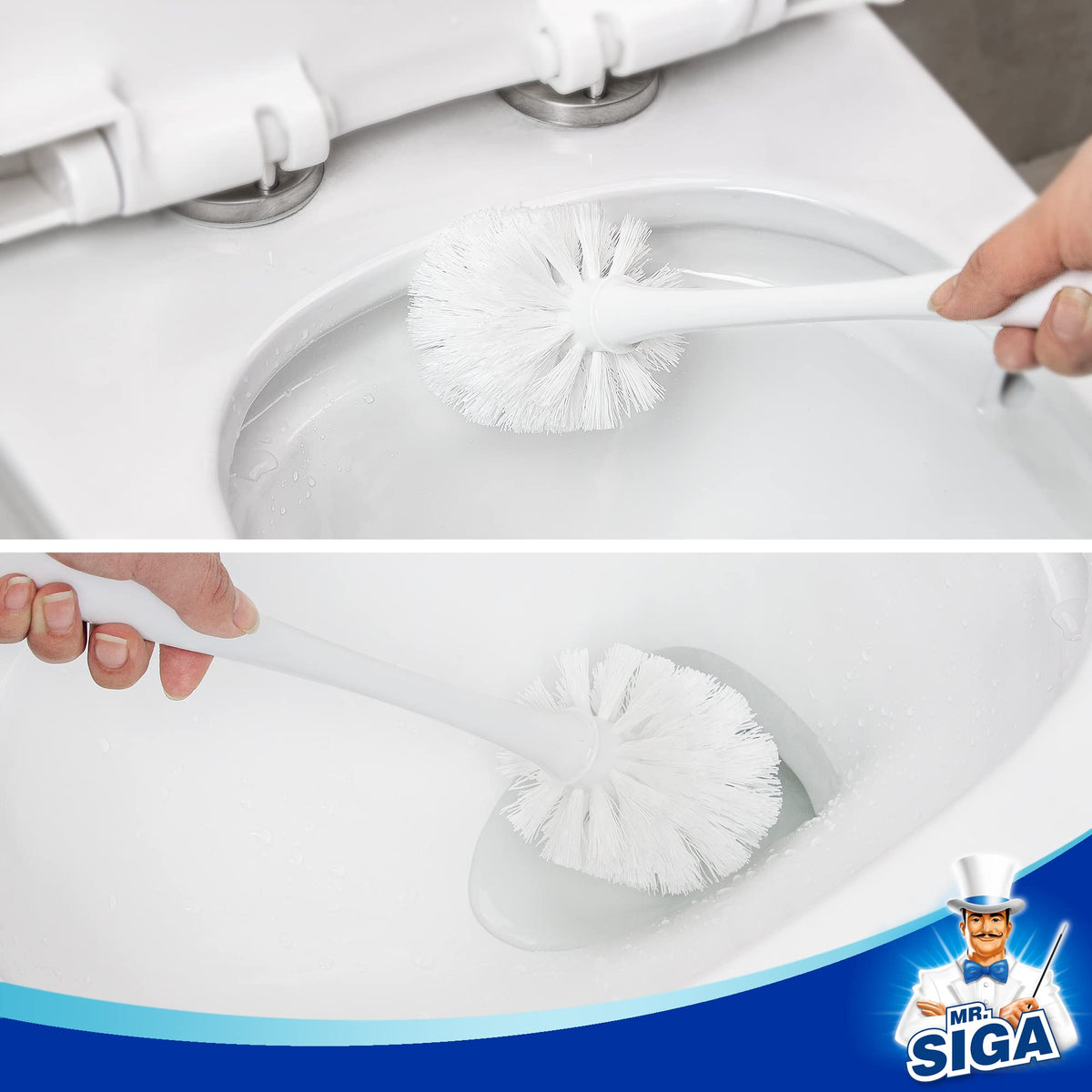 Toilet Plunger and Brush Combo for Toilet Cleaning (2 Count)