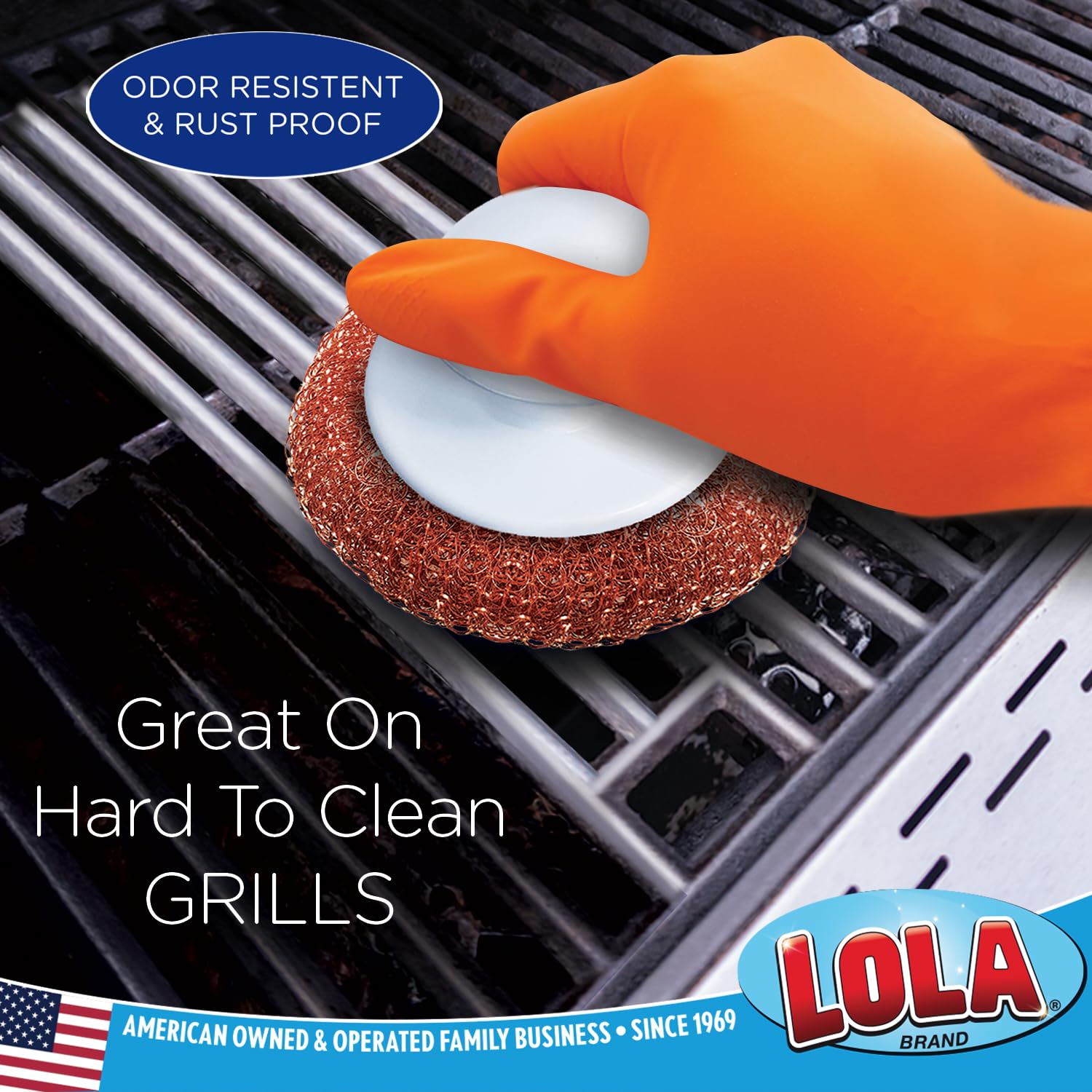 Copper Mesh Scouring Pad w