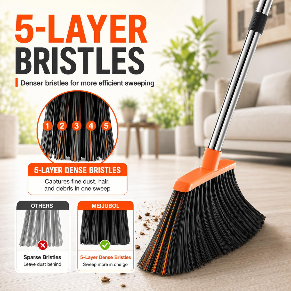 Broom and Dustpan Set
