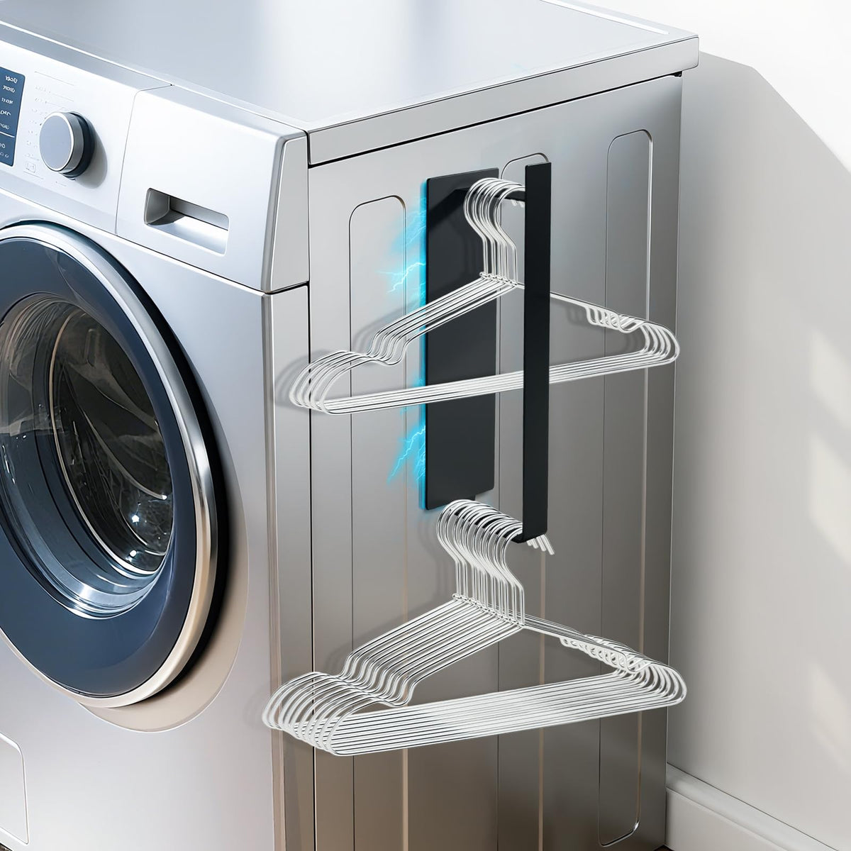 Magnetic Hanger Organizer for Washing Machine