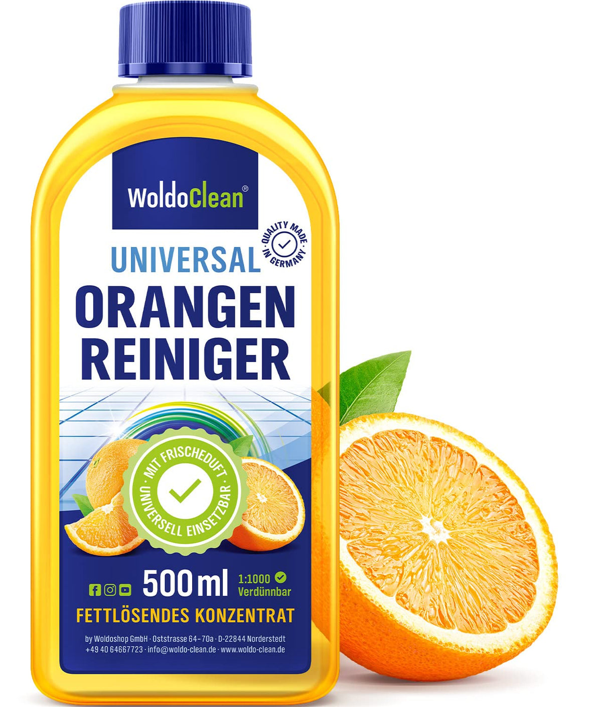 Orange Oil Cleaner Concentrated 25.36 fl oz (25.36 Fl Oz)