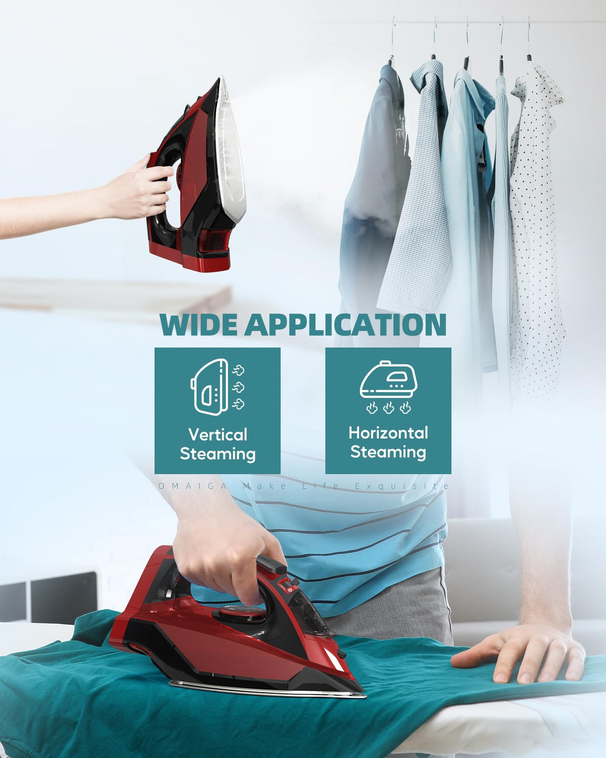 Cordless Steam Iron for Clothes