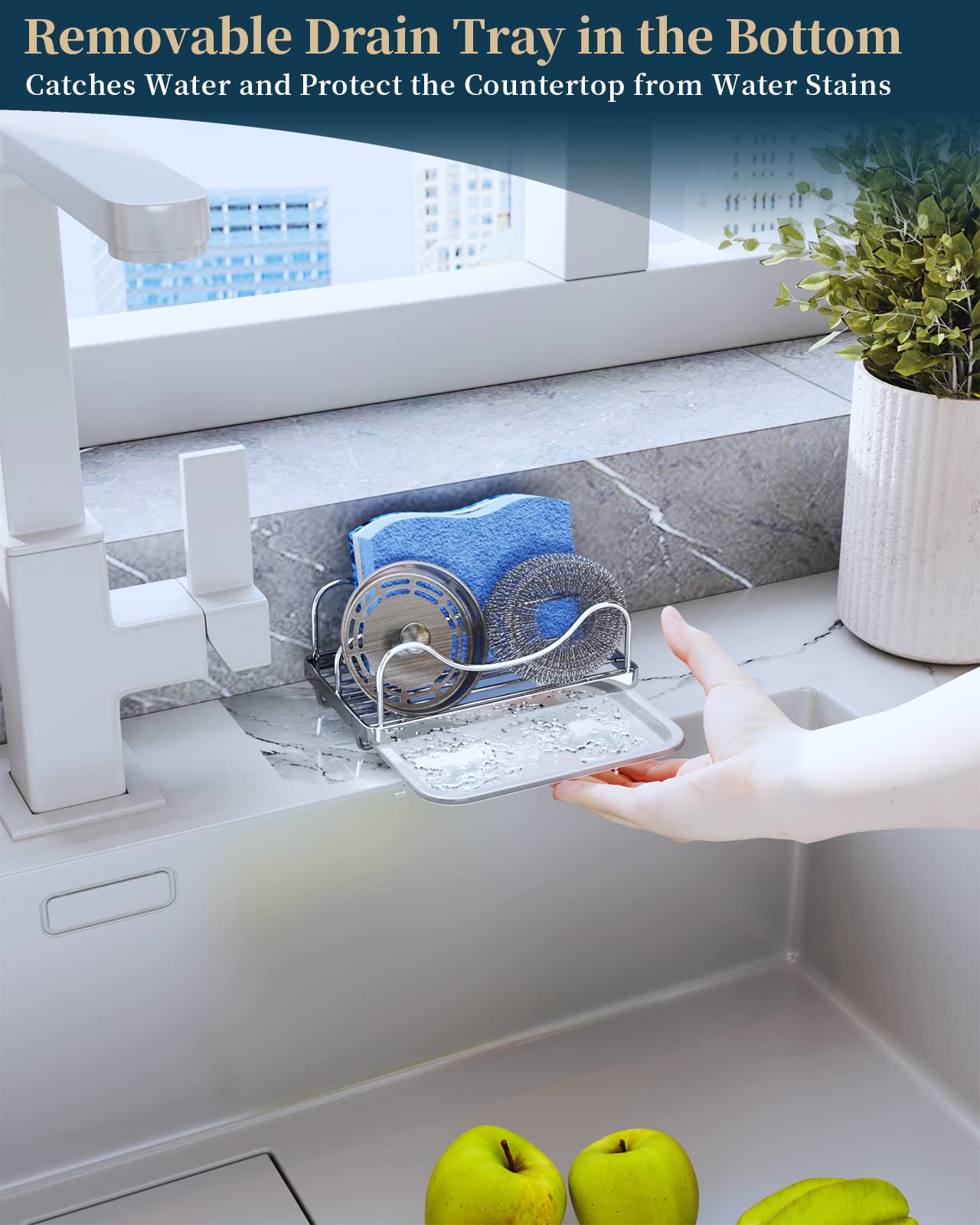 Sponge Holder for Kitchen Sink