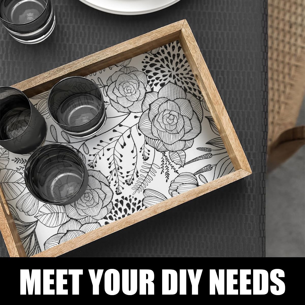 Shelf and Drawer Liner for Kitchen Cabinets (1417.2 sq in)