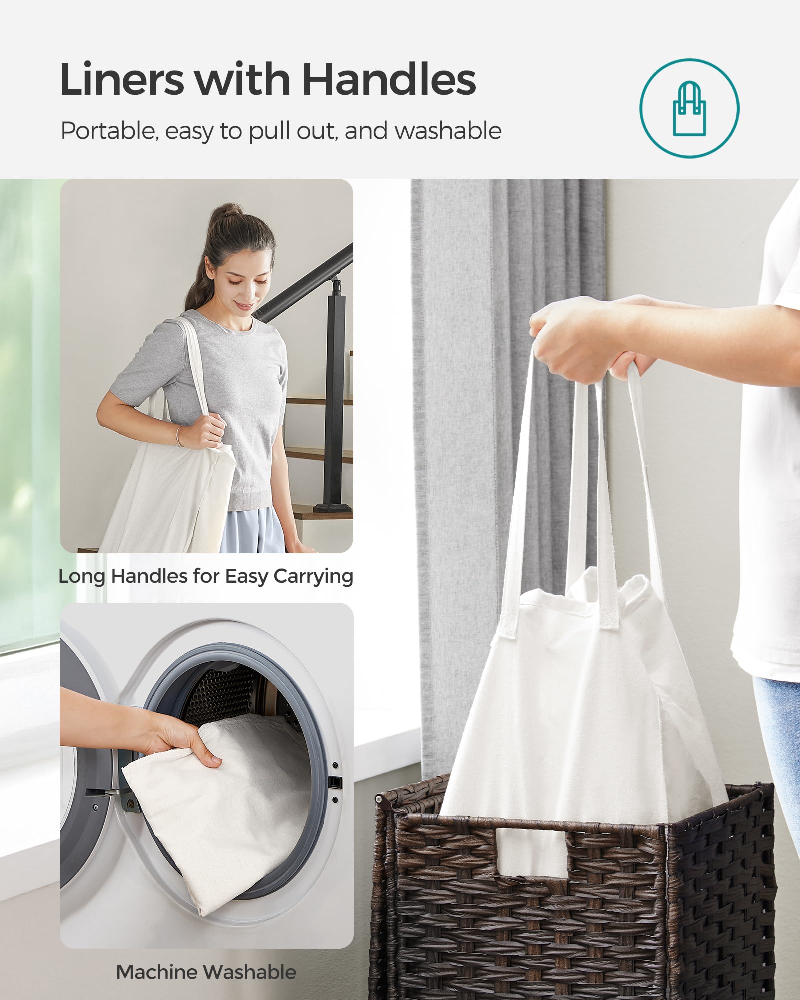 Laundry Hamper with Lid