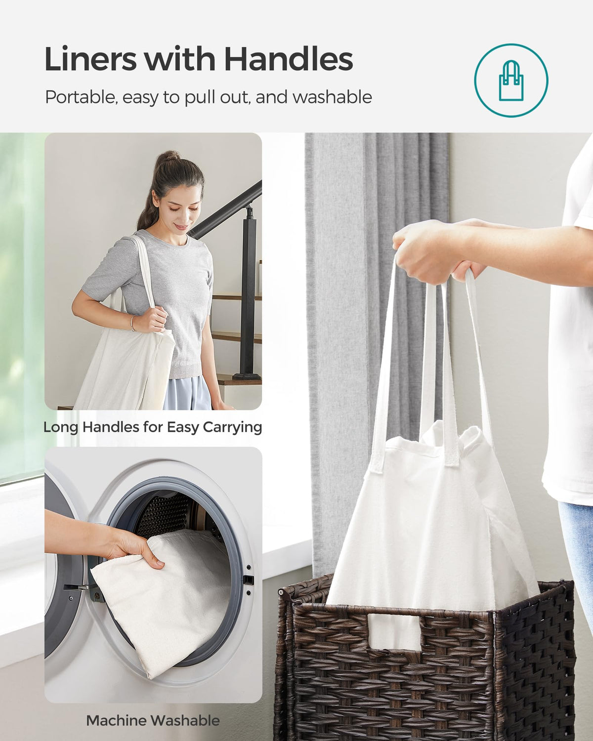 Laundry Hamper with Lid