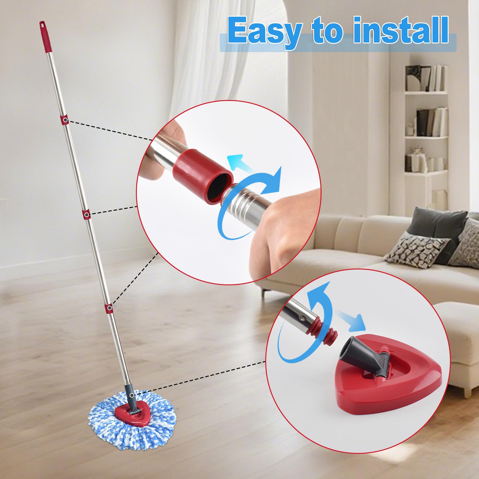 Mop Handle for Ocedar (5 Count)