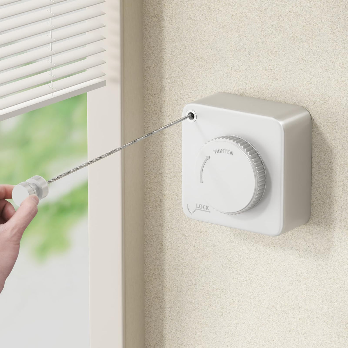 Retractable Clothesline Indoor (15.1 Foot)
