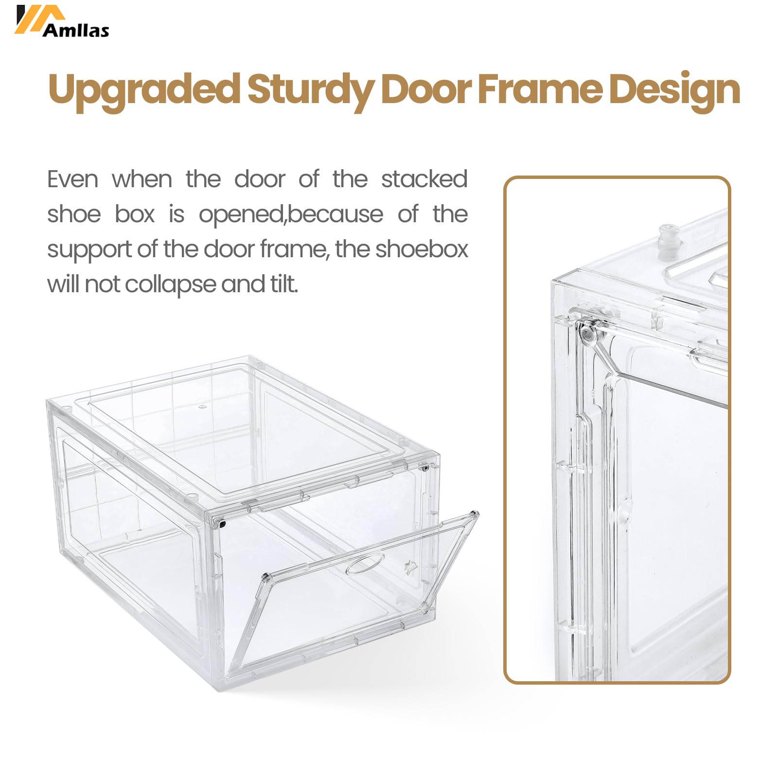 12 Pack Clear Shoe Storage (12 Count)