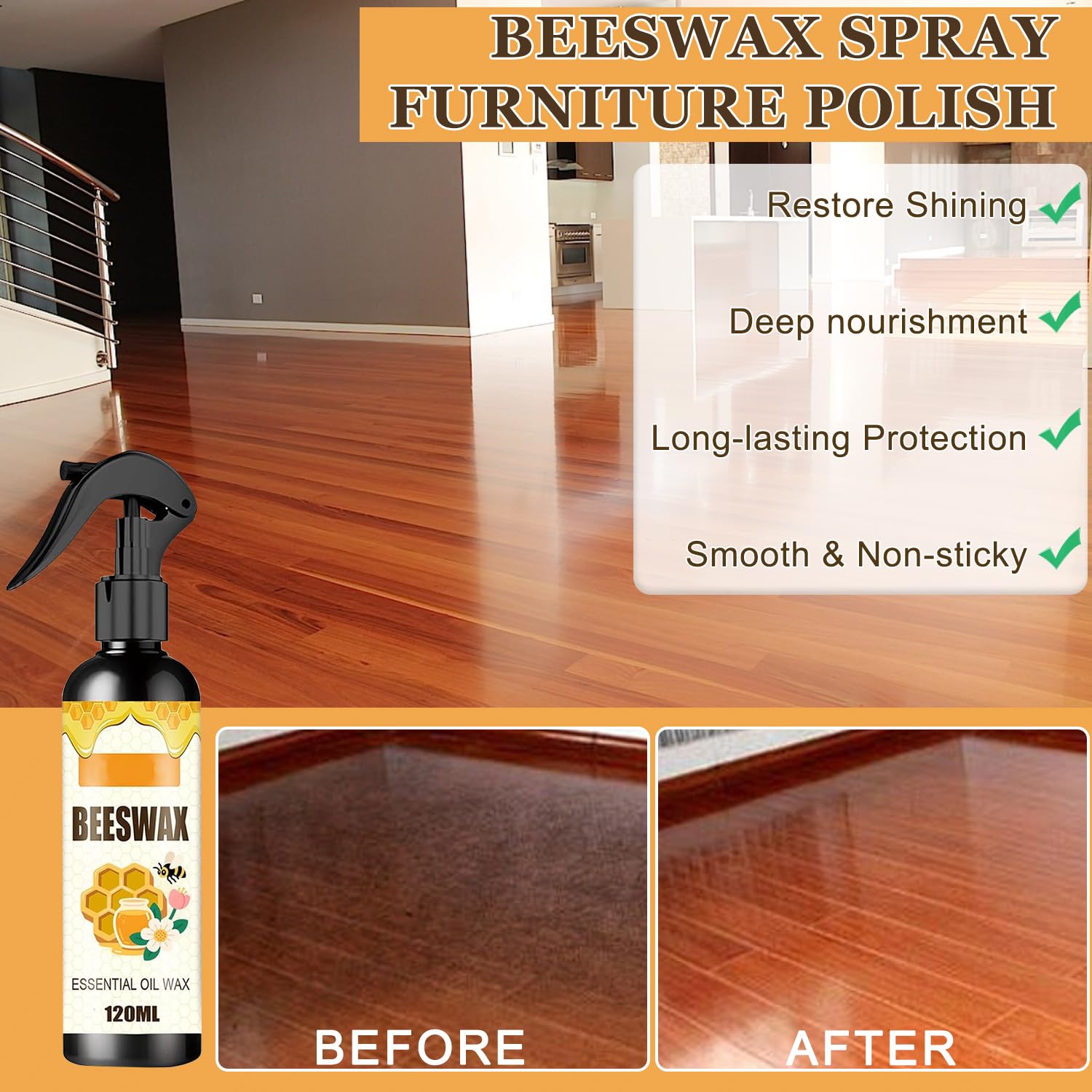 2PCS Beeswax Spray