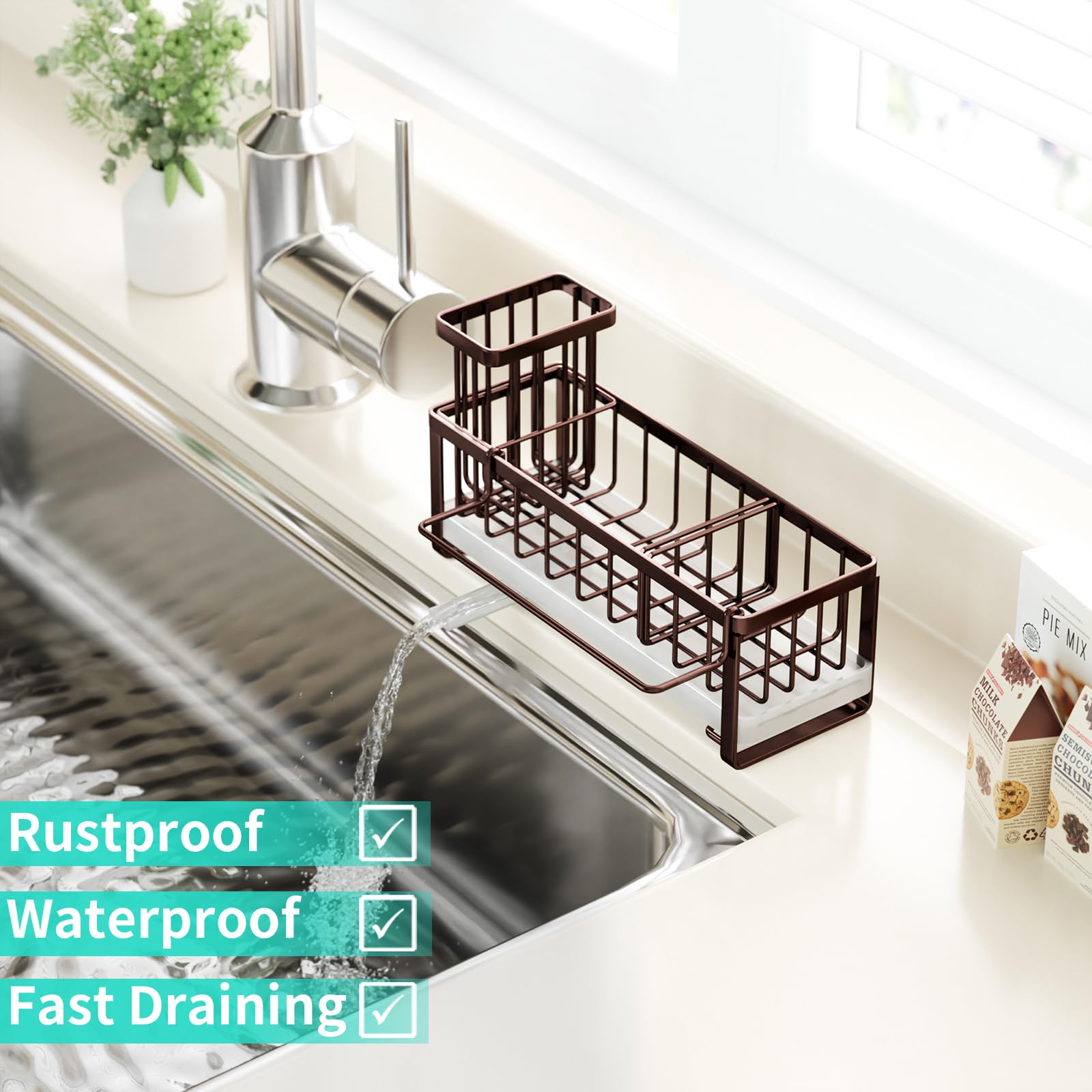 Sponge Holder for Kitchen Sink