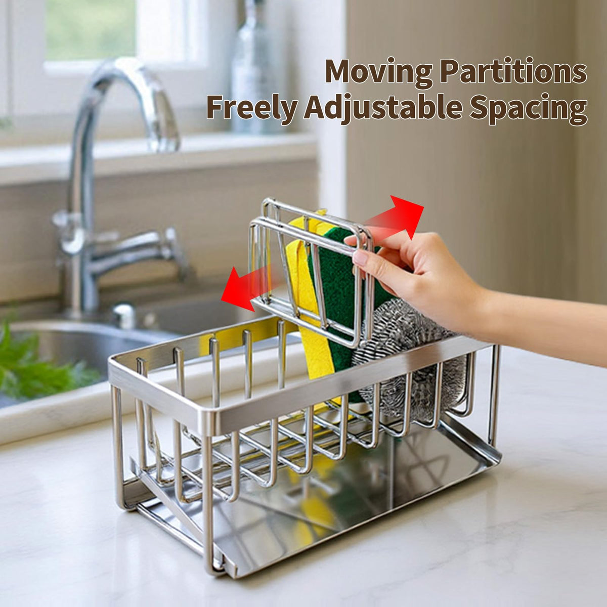 Sink Caddy Sponge Holder for Kitchen