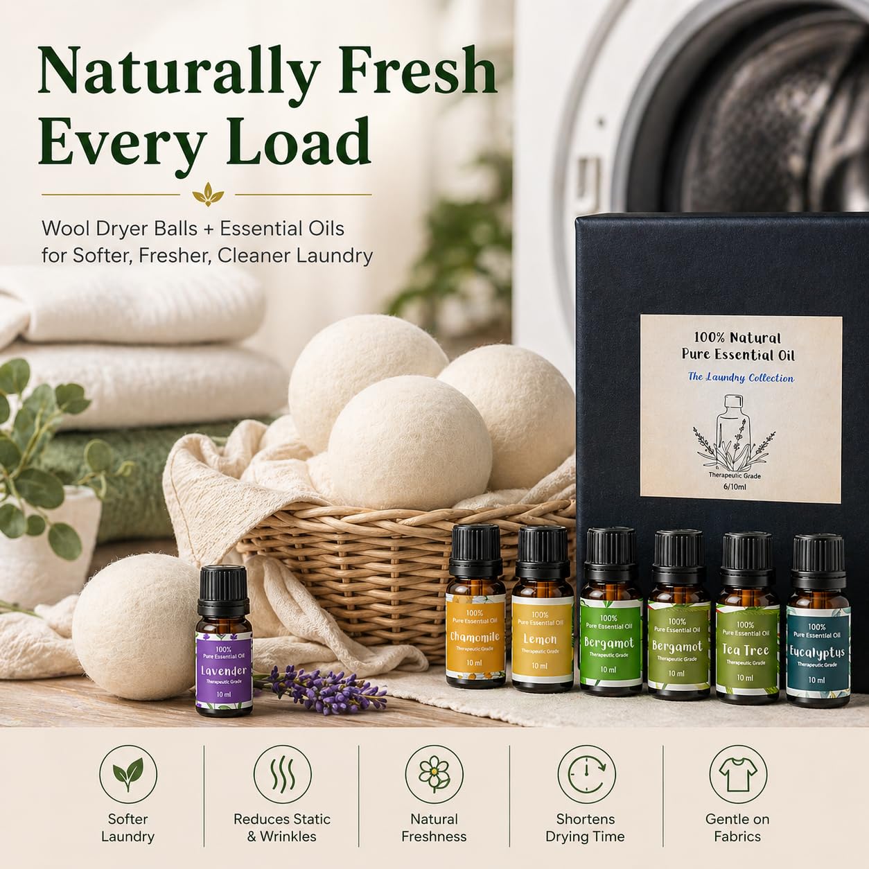 Essential Oils for Laundry (2.02 Fl Oz)