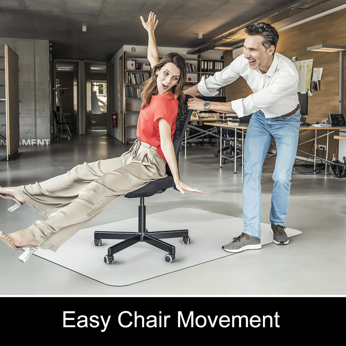 Clear Chair mat for Hardwood Floor 46 x 46 inches