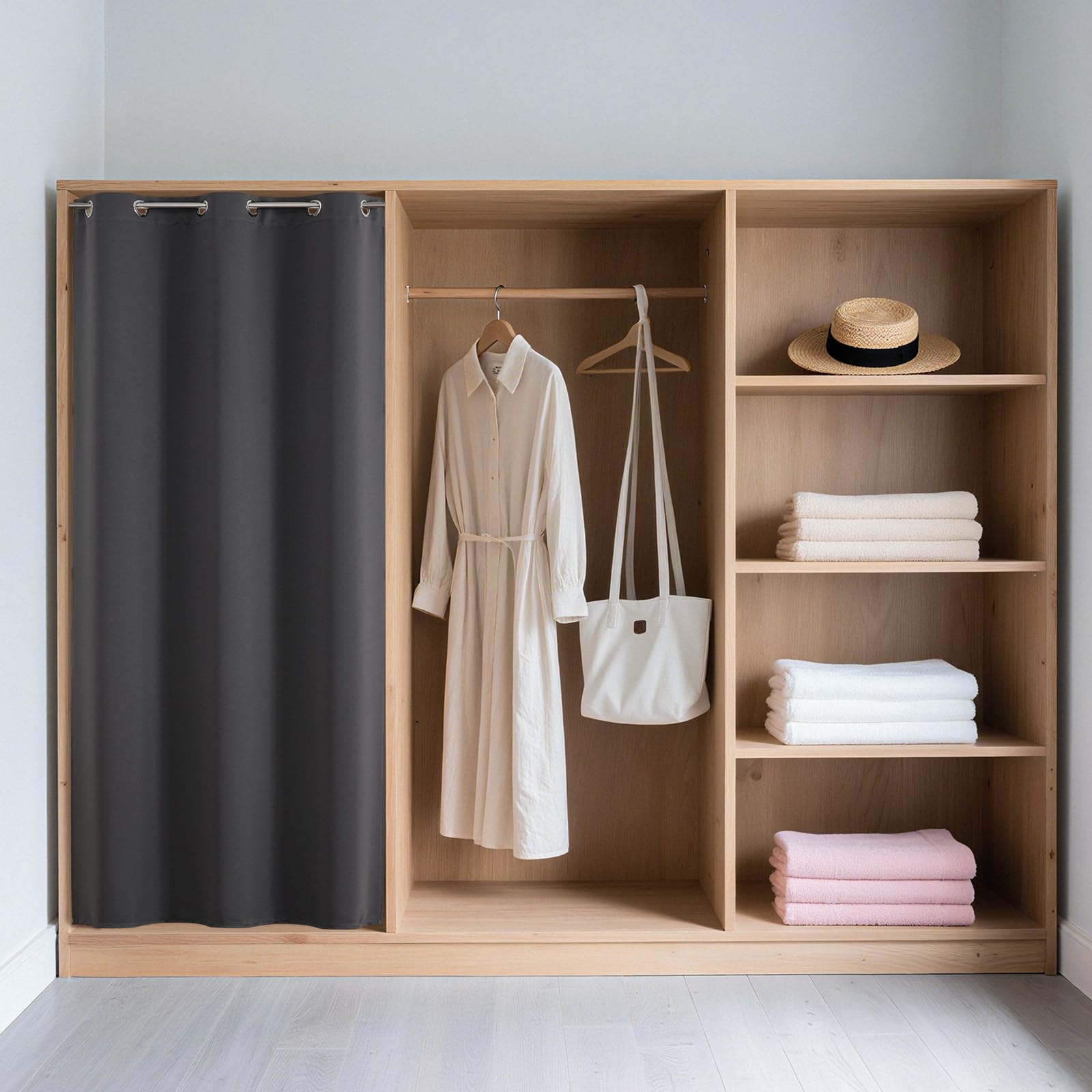 Door Curtain Blackout Curtains for Doorway Privacy Closet Drapes