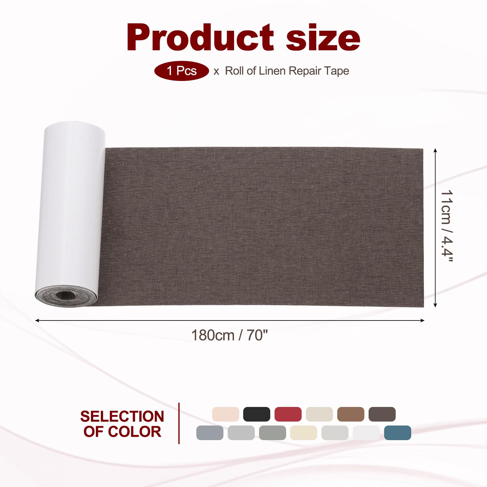 70x4.4 Inch Linen Repair Tape