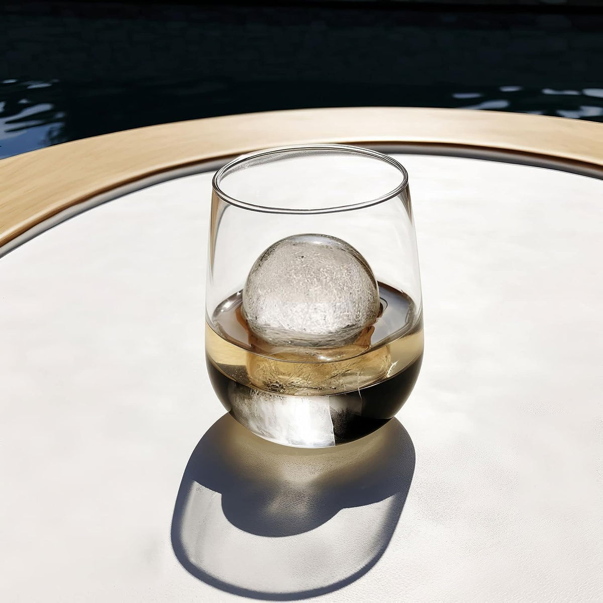 Ball Ice Cube Tray and Big Cube Molds for Whiskey