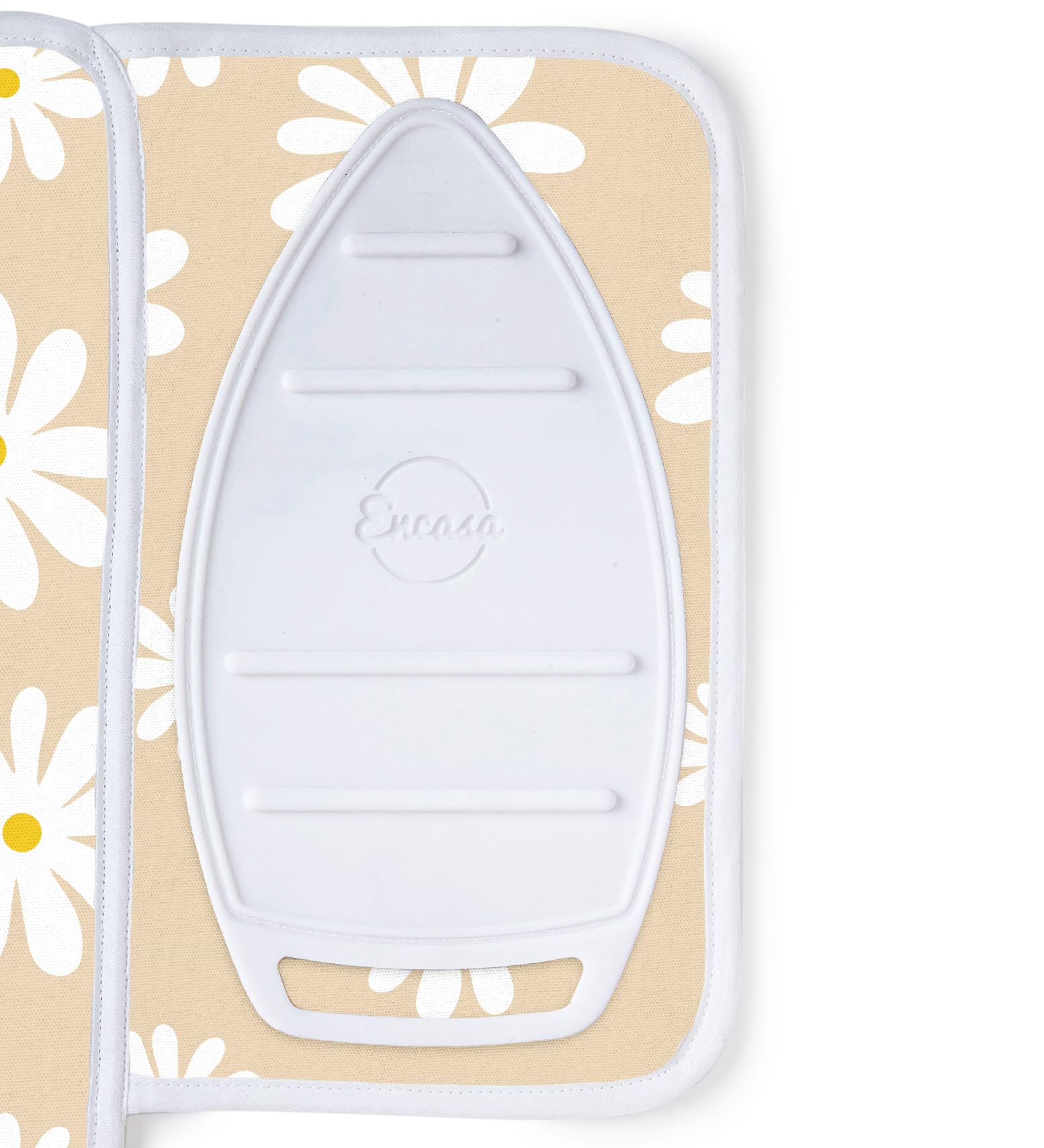 Ironing Mat Heat Resistant Pad 28"x20" Daisy Beige