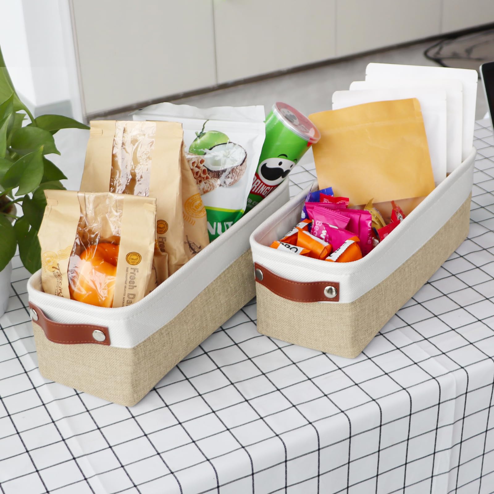 Small Fabric Storage Bins (4 Count)