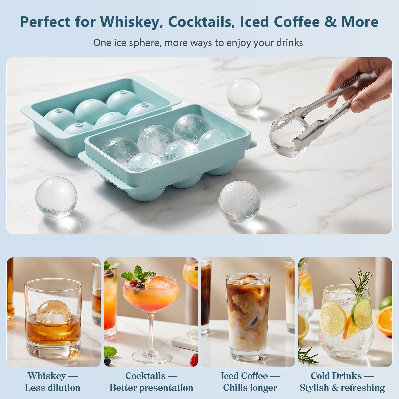Large Ice Cube Molds (13.92 Ounce)