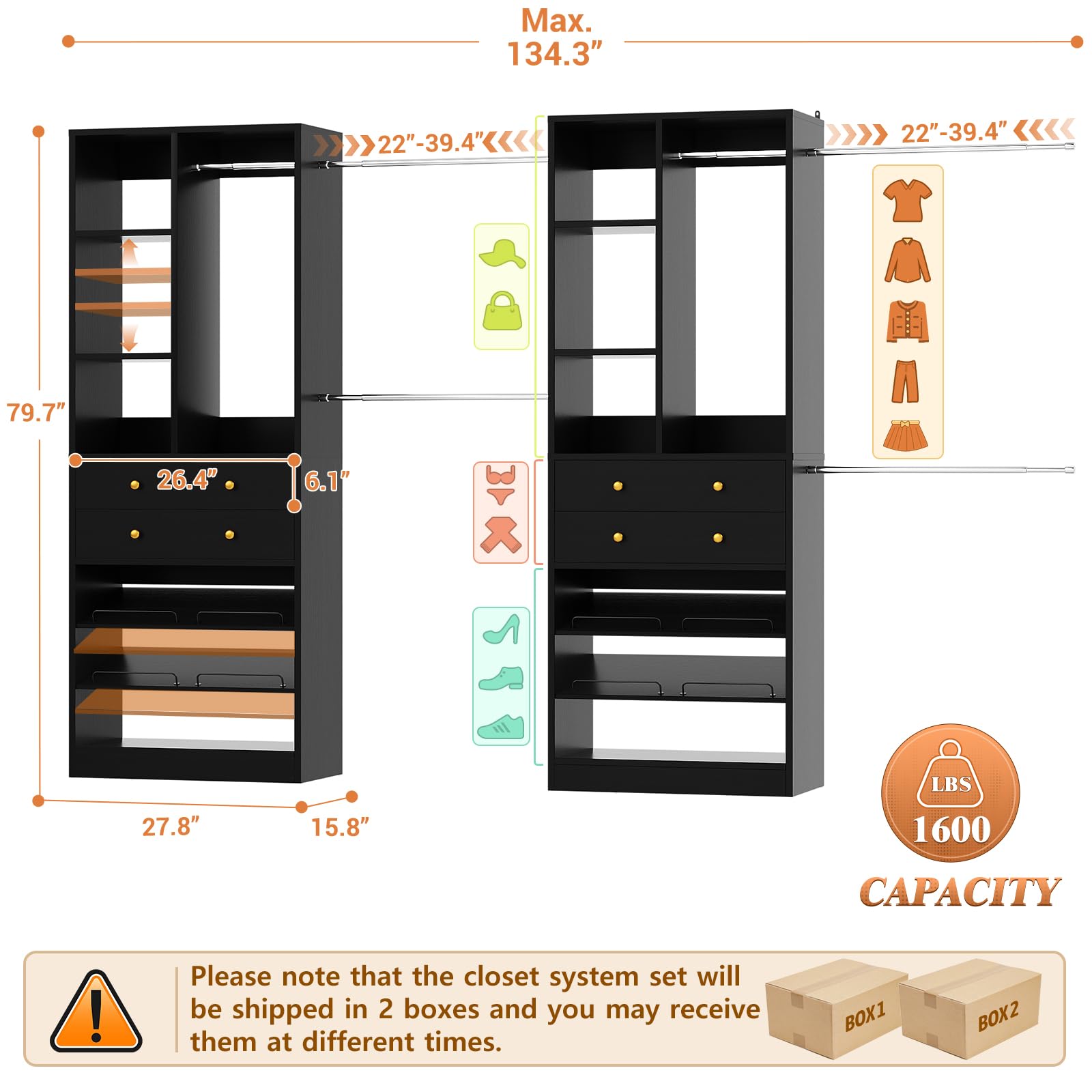 Closet System (10 Foot)
