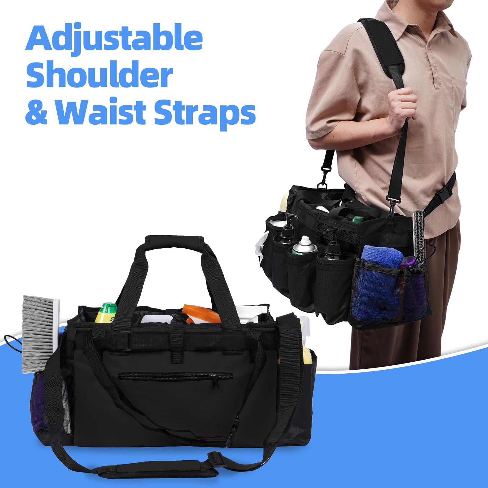 Large Cleaning Supplies Bags for Housekeepers