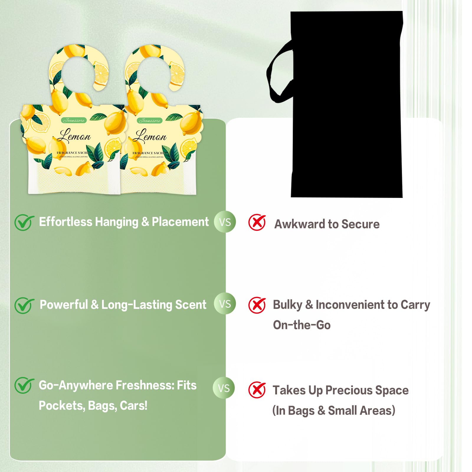 15 Packs Lemon Scented Sachets Bag for Drawers and Closets (7.93 Ounce)