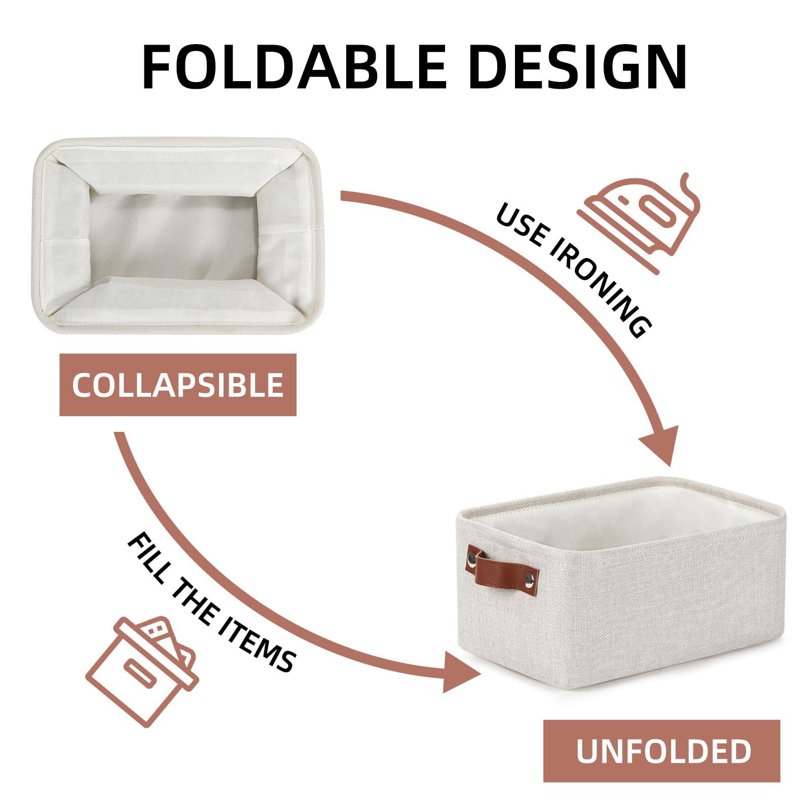 fabric storage baskets (2 Count)