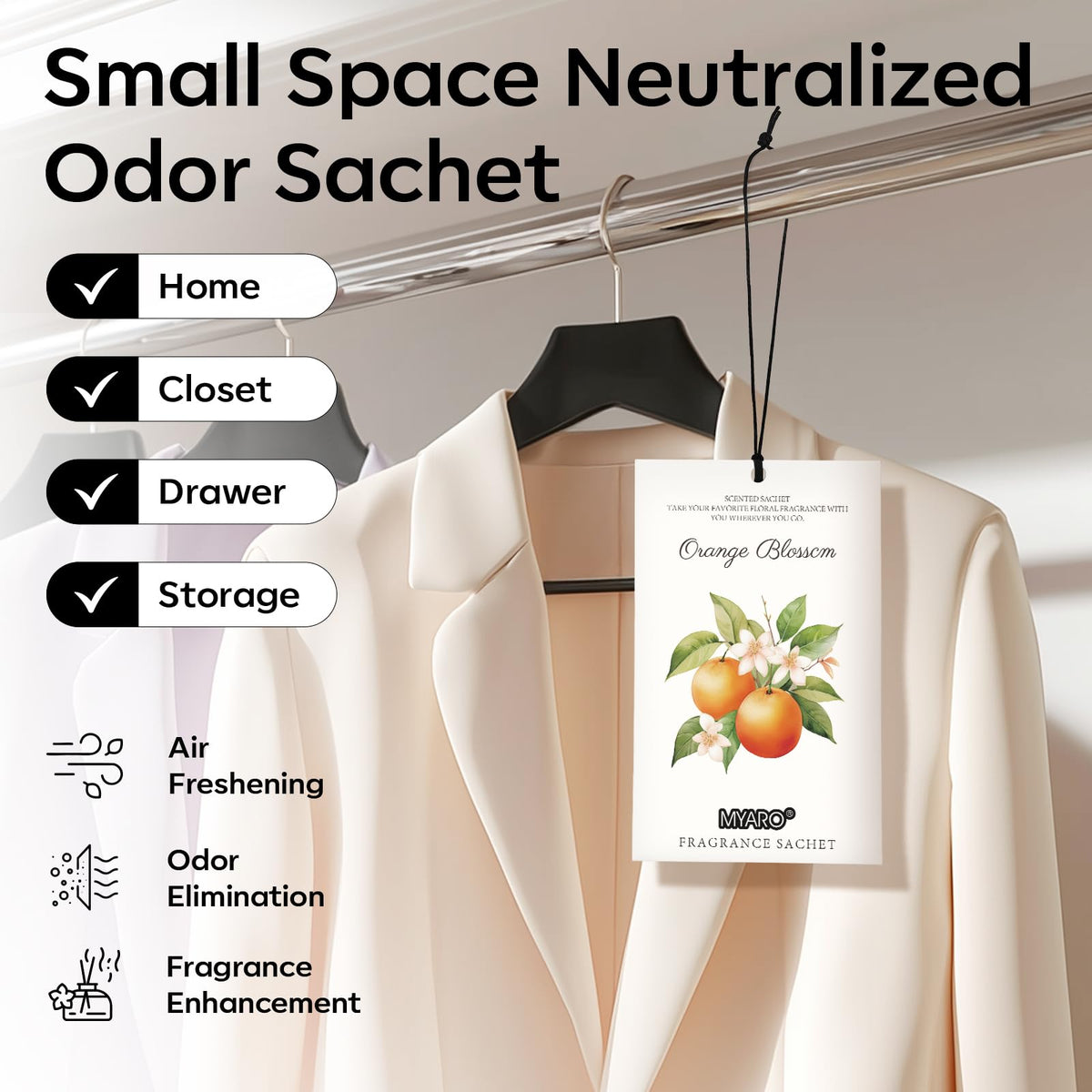 12 Pack Orange Scented Sachets (12 Count)