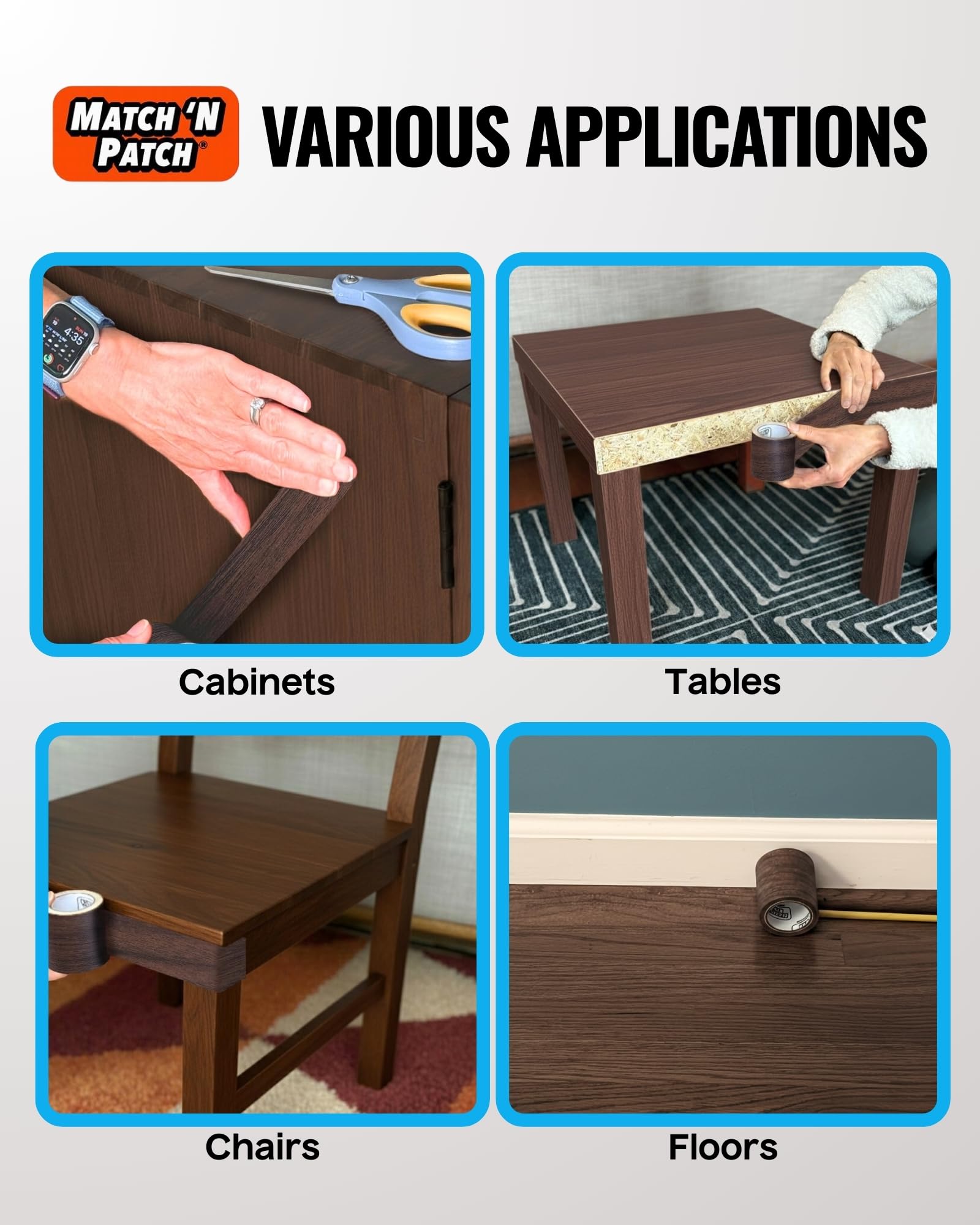 Wood Grain Repair Tape