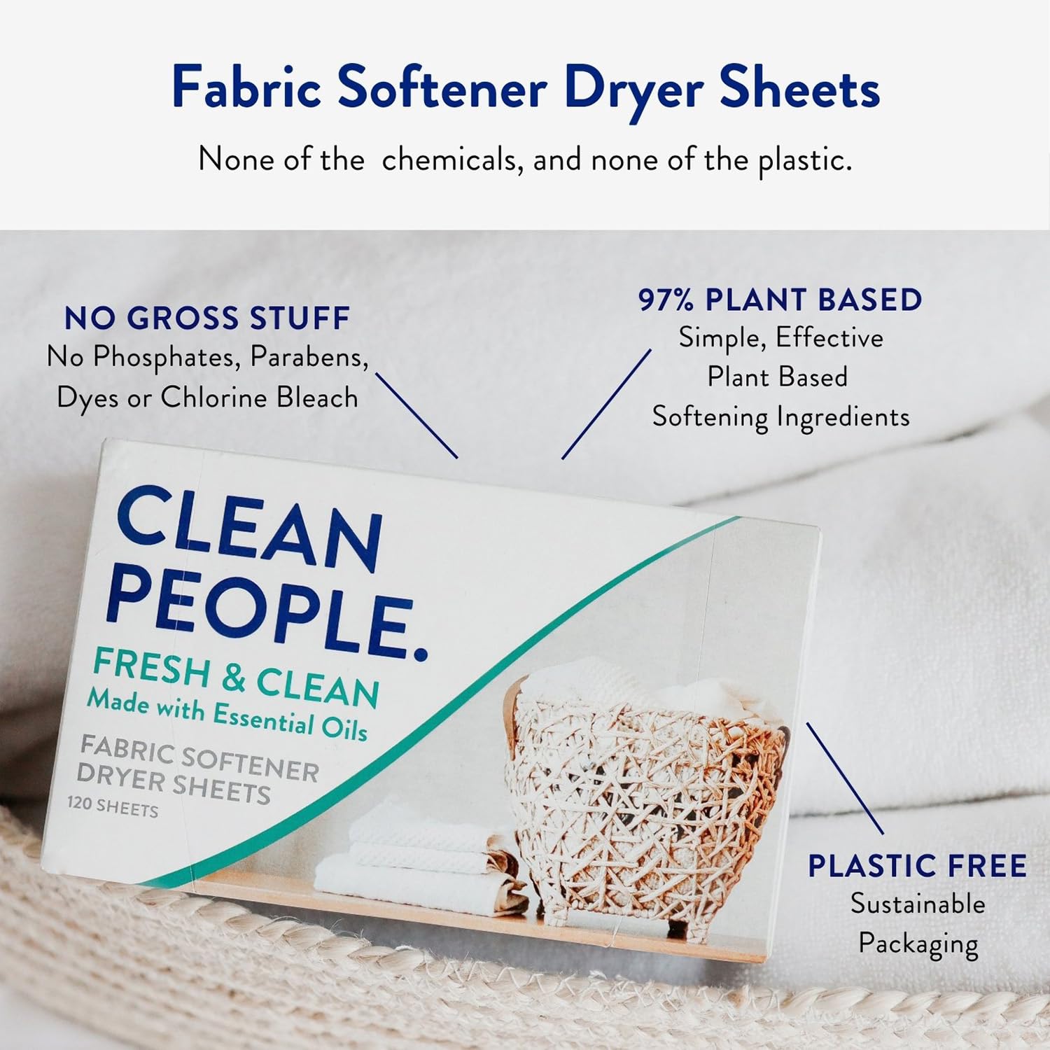 Fabric Softener Sheets (120 Count)