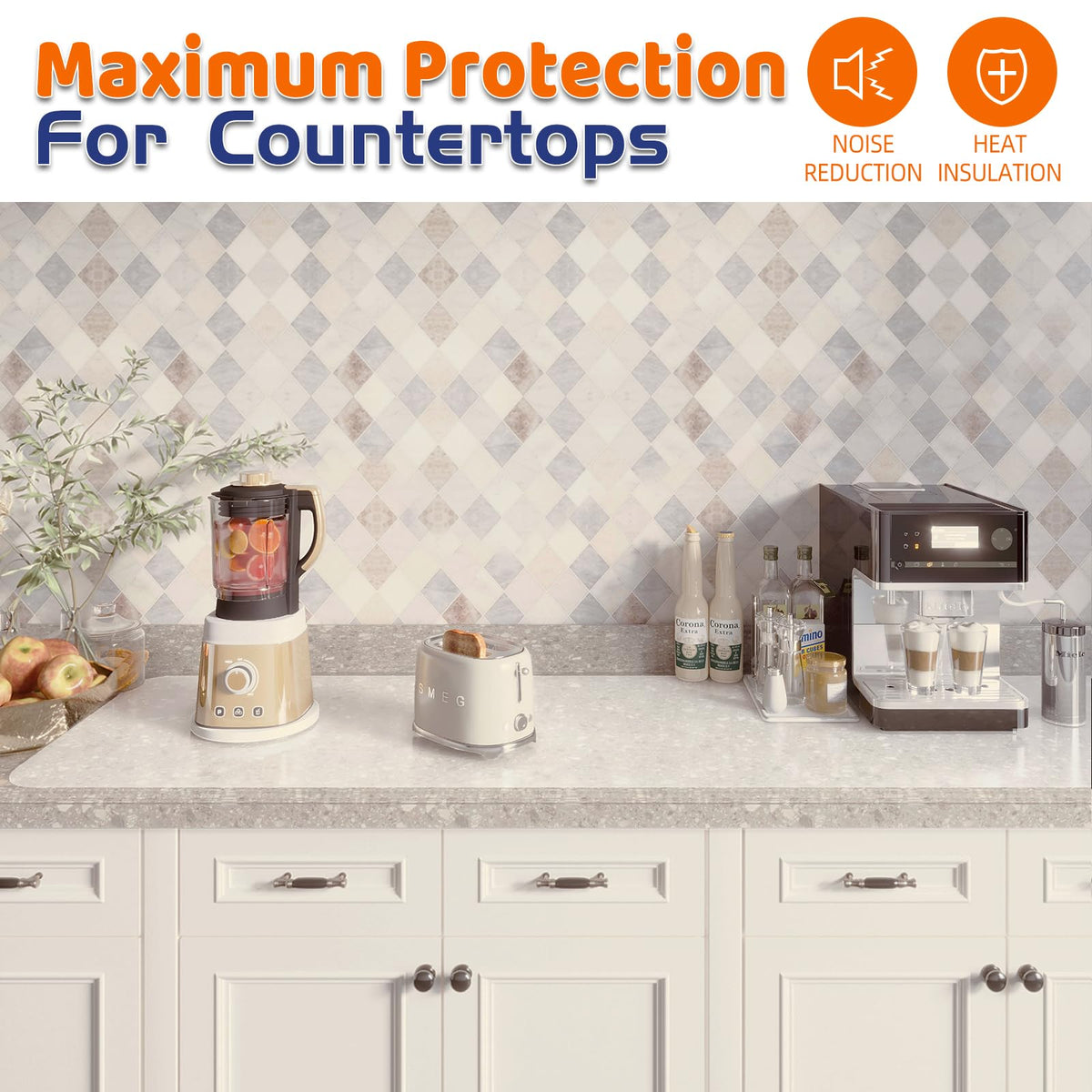 Silicone Mat 78.7”x 23.6” Heat Resistant Mats for Countertop