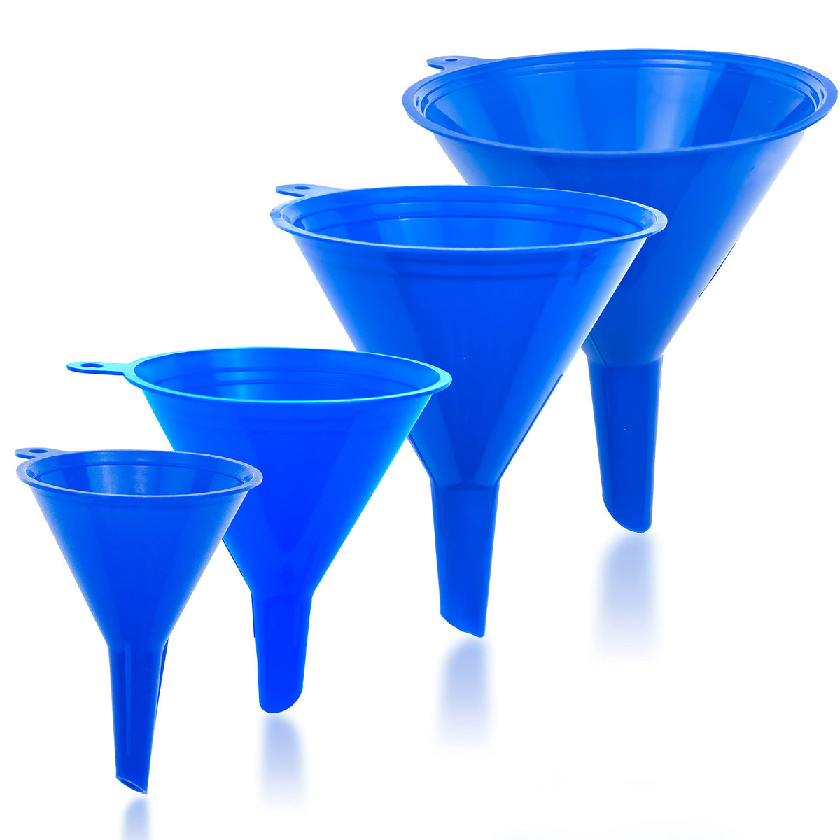 Funnel 4 Pack Funnels for Kitchen Use Filling Bottles