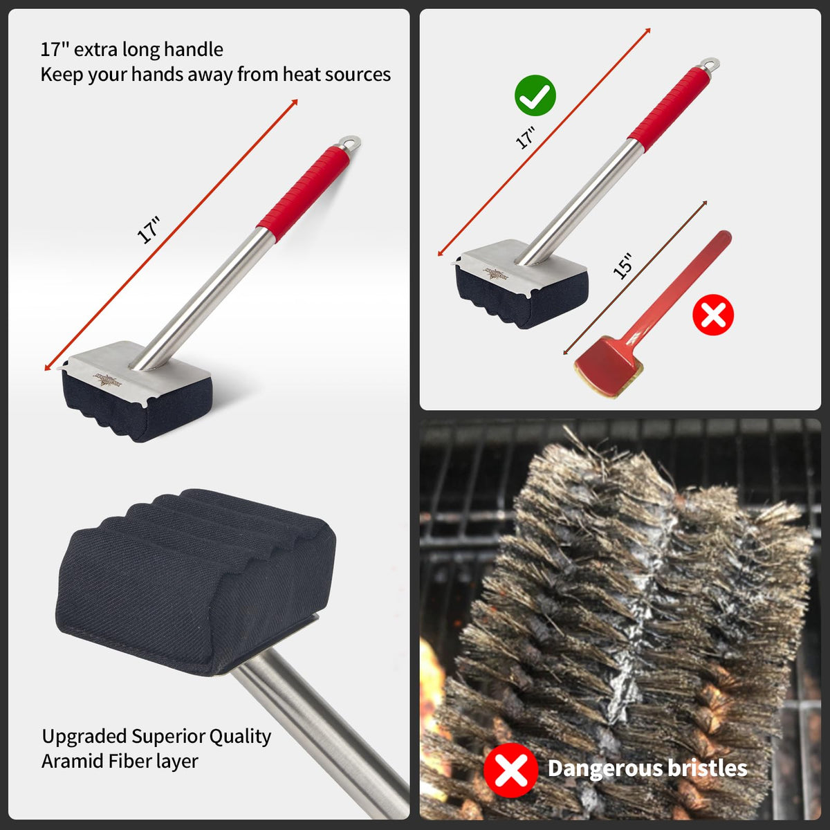 Bristle Free Grill Brush