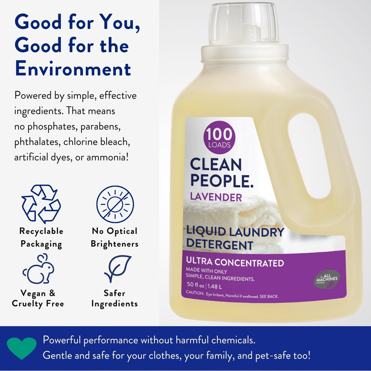 Liquid Laundry Detergent (50 Fl Oz)