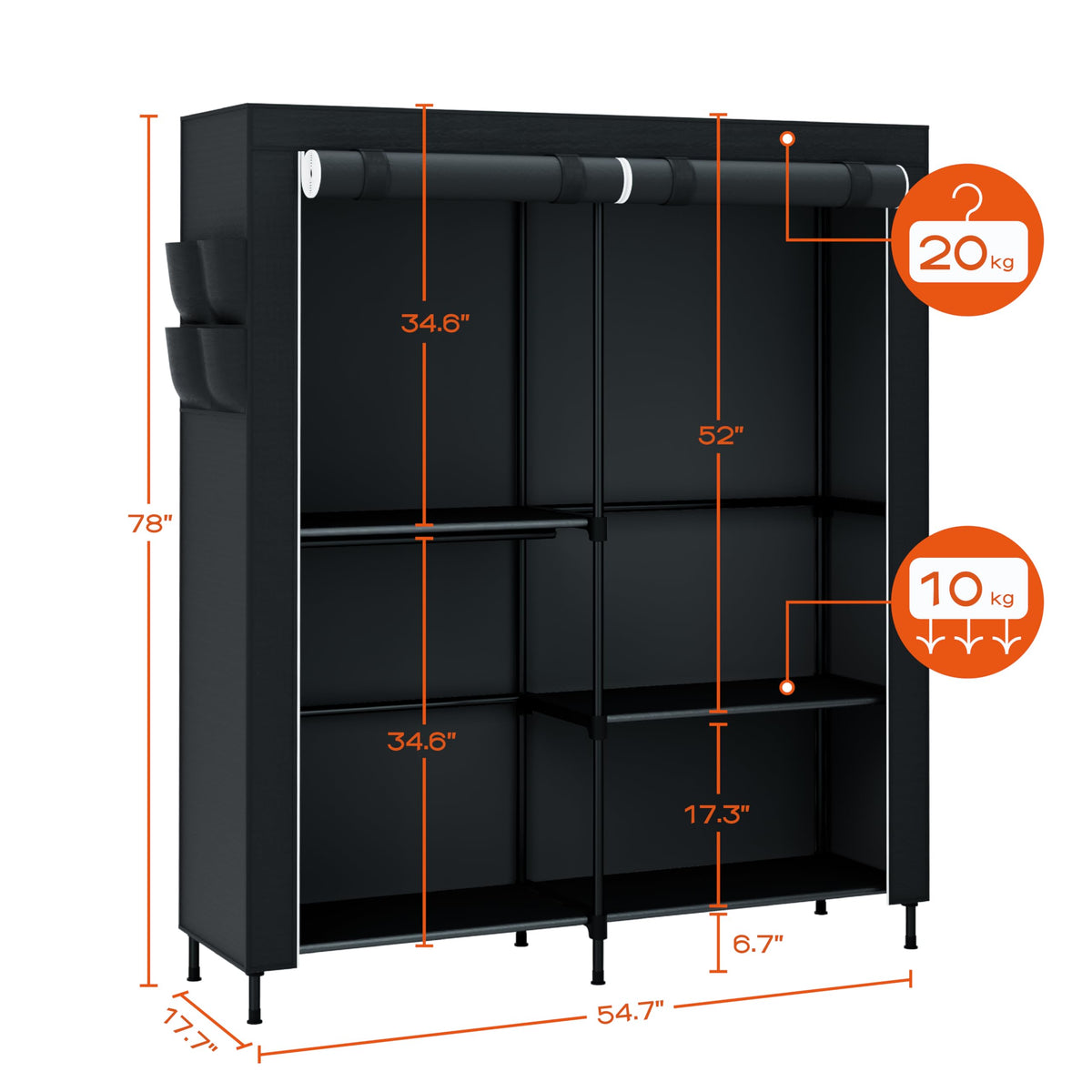 Clothes Rack Portable Closet