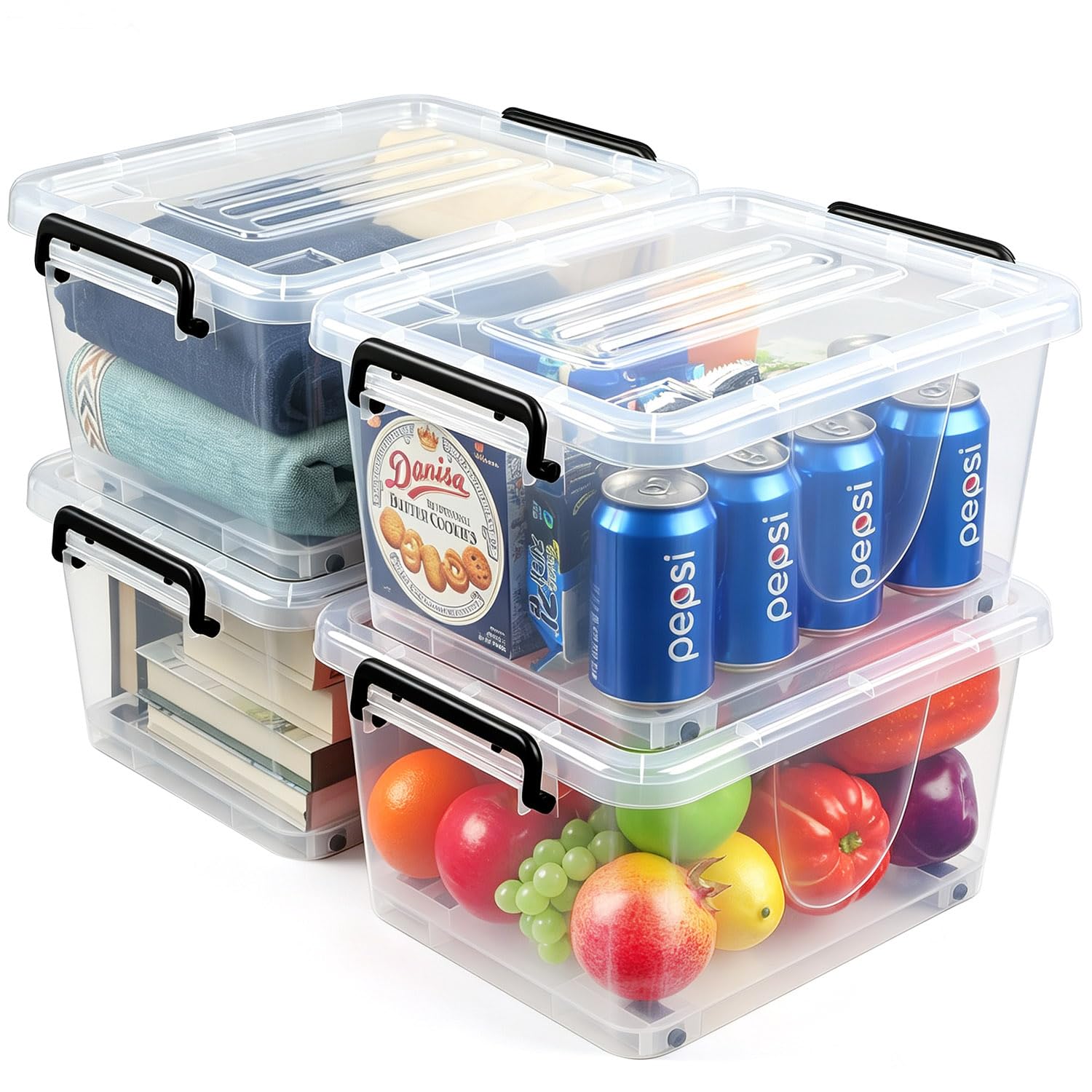 15QT Storage Bins with lids