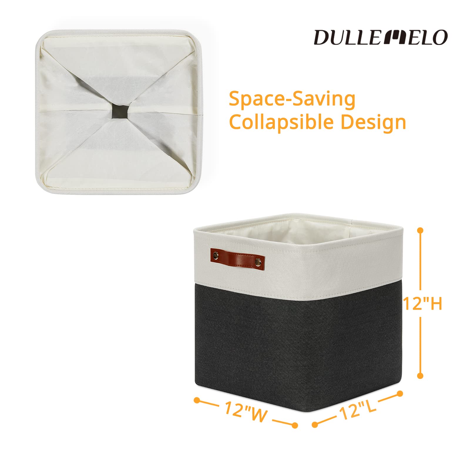 Set Of 4 Cube Storage Bins (4 Count)