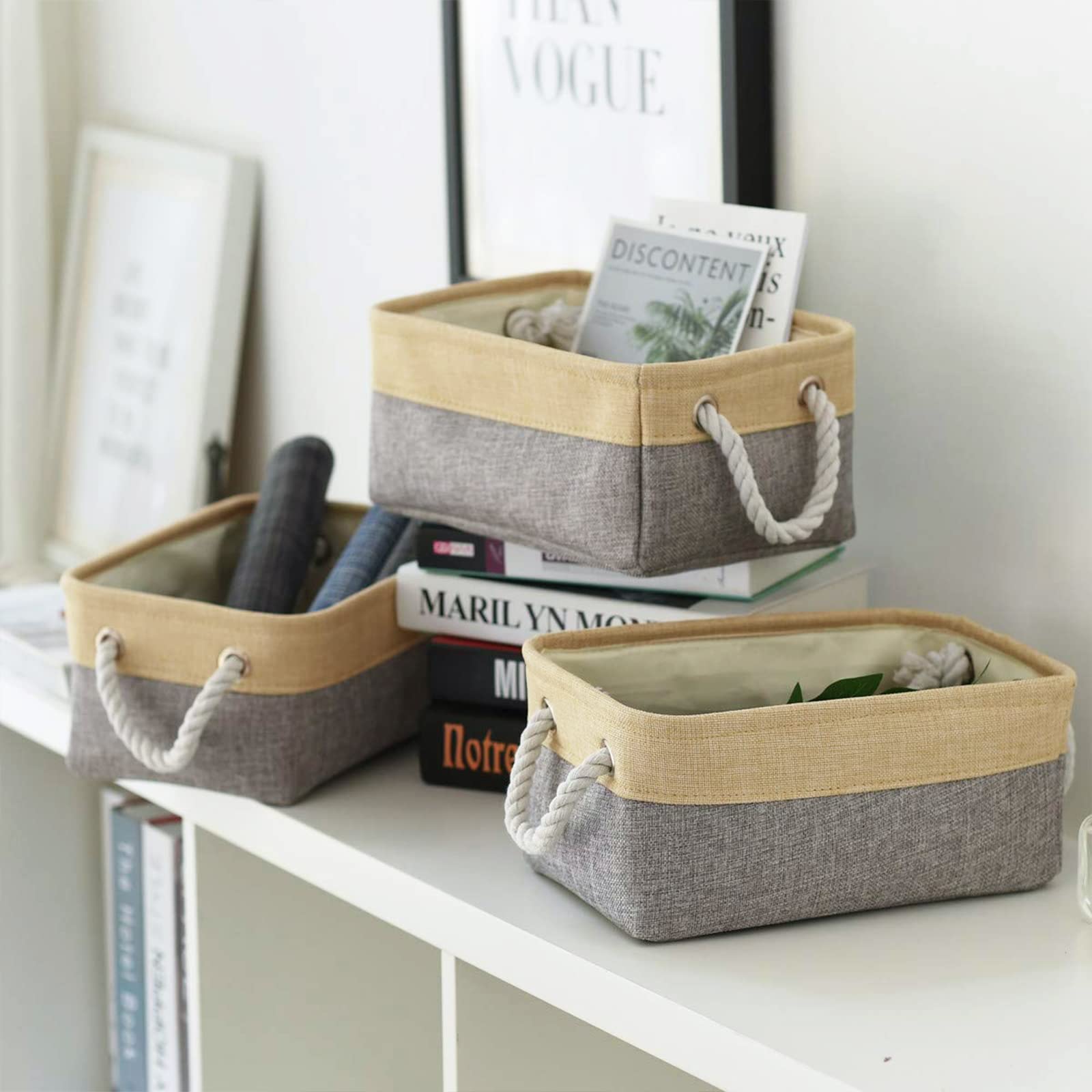 Storage Bins for Organizing (3 Count)