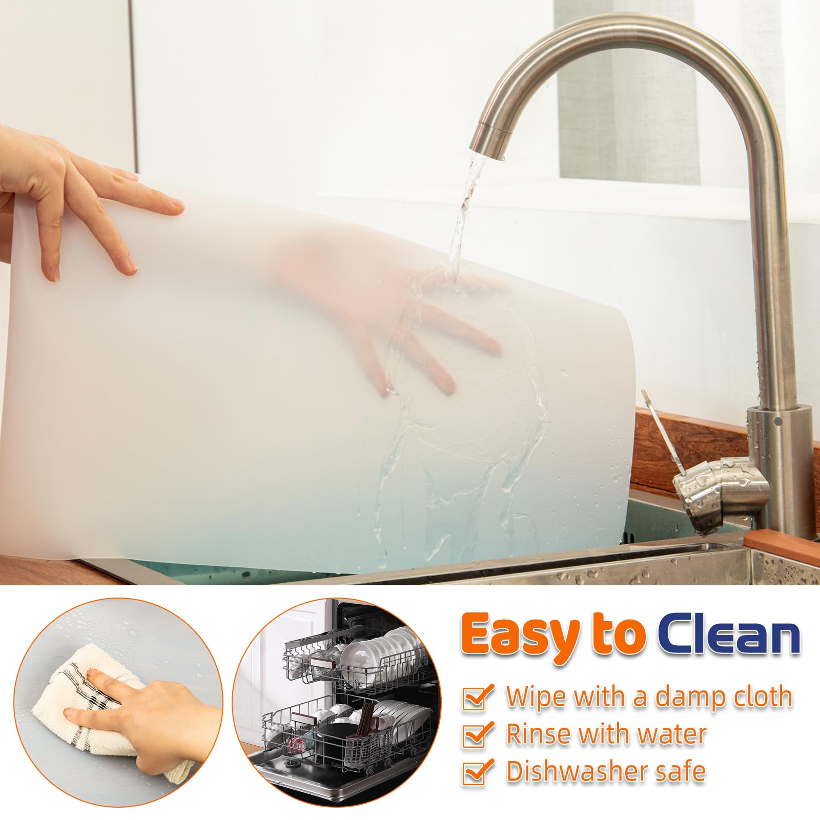 Silicone Mat 78.7”x 23.6” Heat Resistant Mats for Countertop