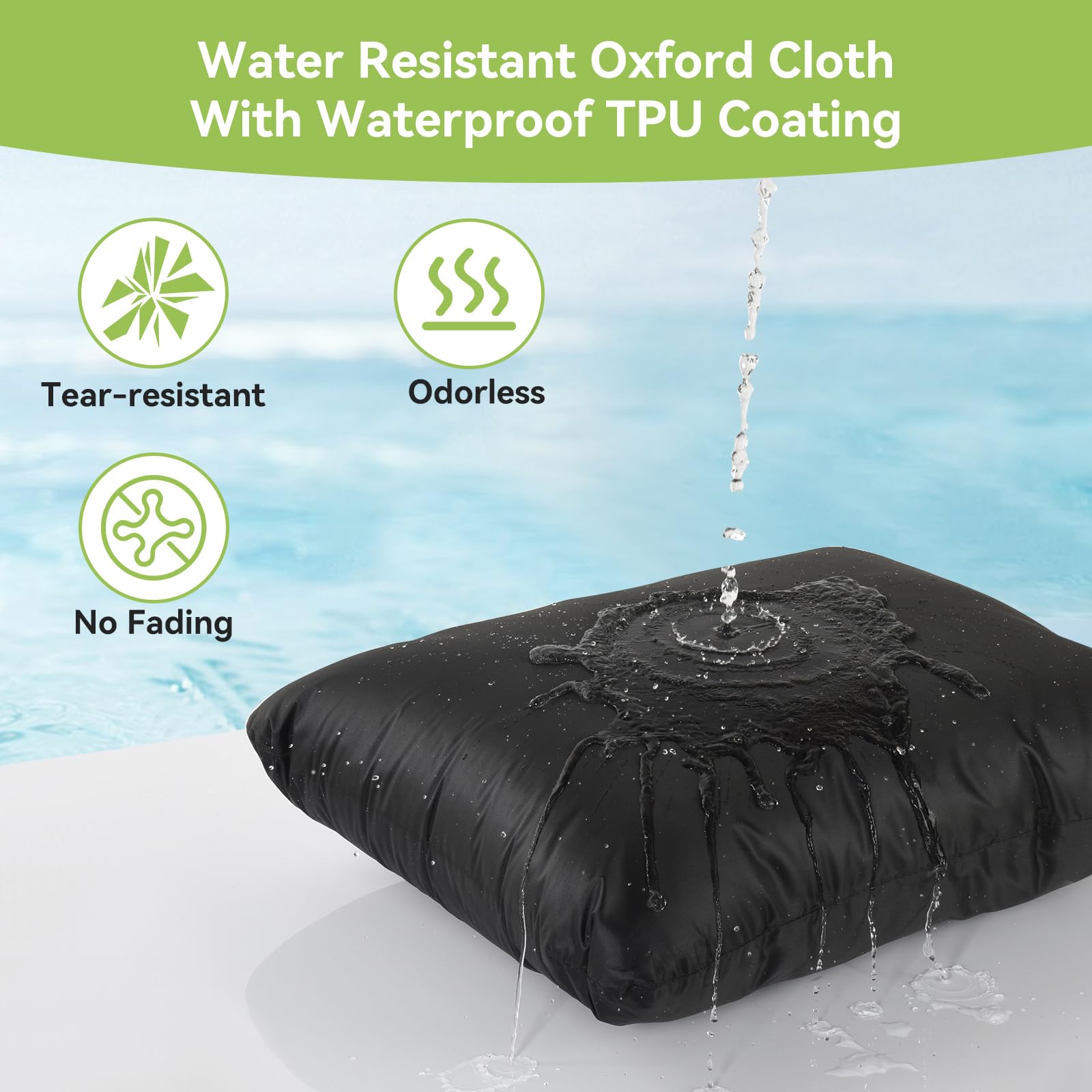 2PCS Large Wet Bag 20x24 inch Waterproof Bag for Swimsuit Reusable Wet Dry Bag With Portable Handle Wet Clothes Storage Gym Bag for Beach Pool Drying do not exceed 176℉ Black & Grey (2 Count)