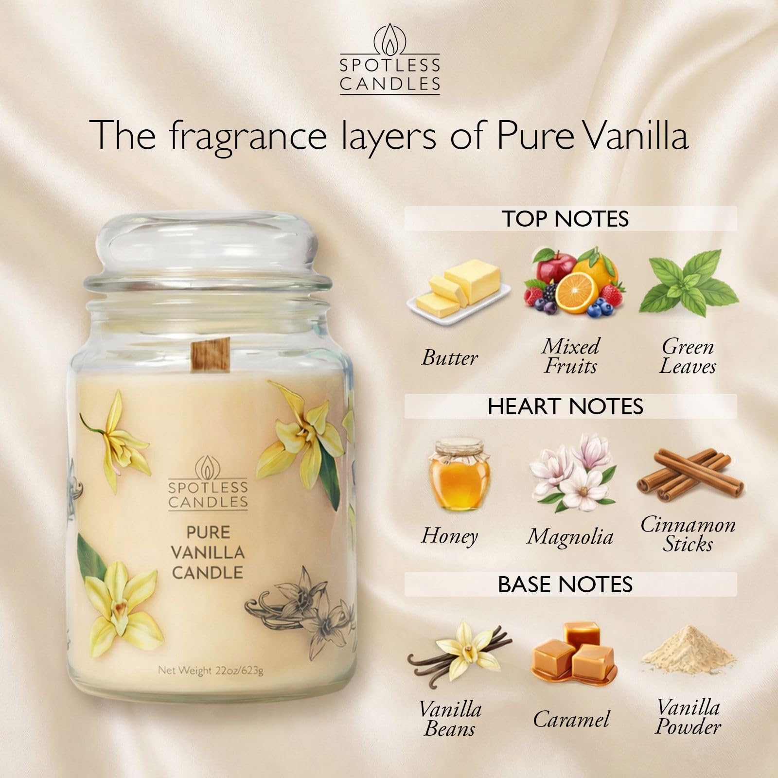 Vanilla Candle 22oz