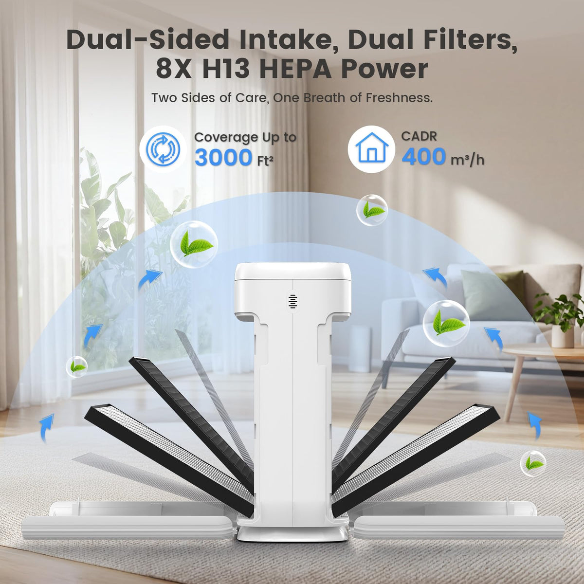 Air Purifiers for Home Large Room Up to 3000 sq ft