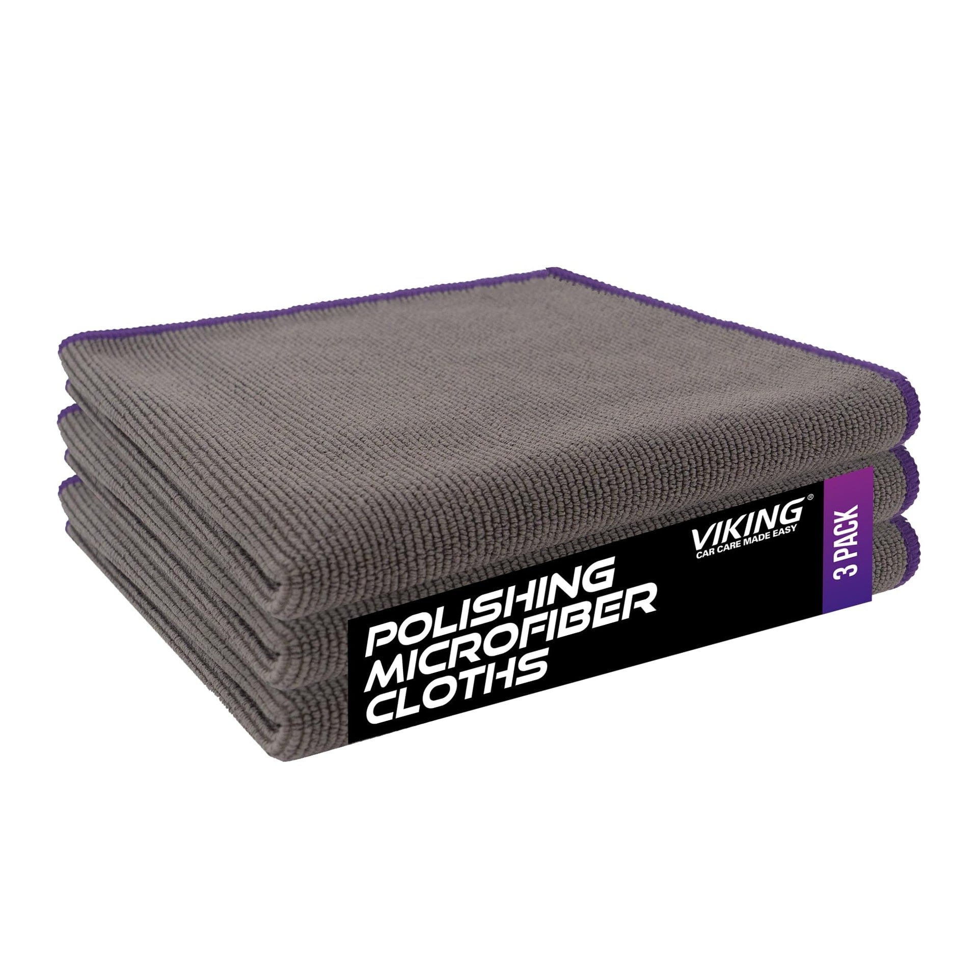 Microfiber Cleaning Cloth for Car Wax Removal (3 Count)