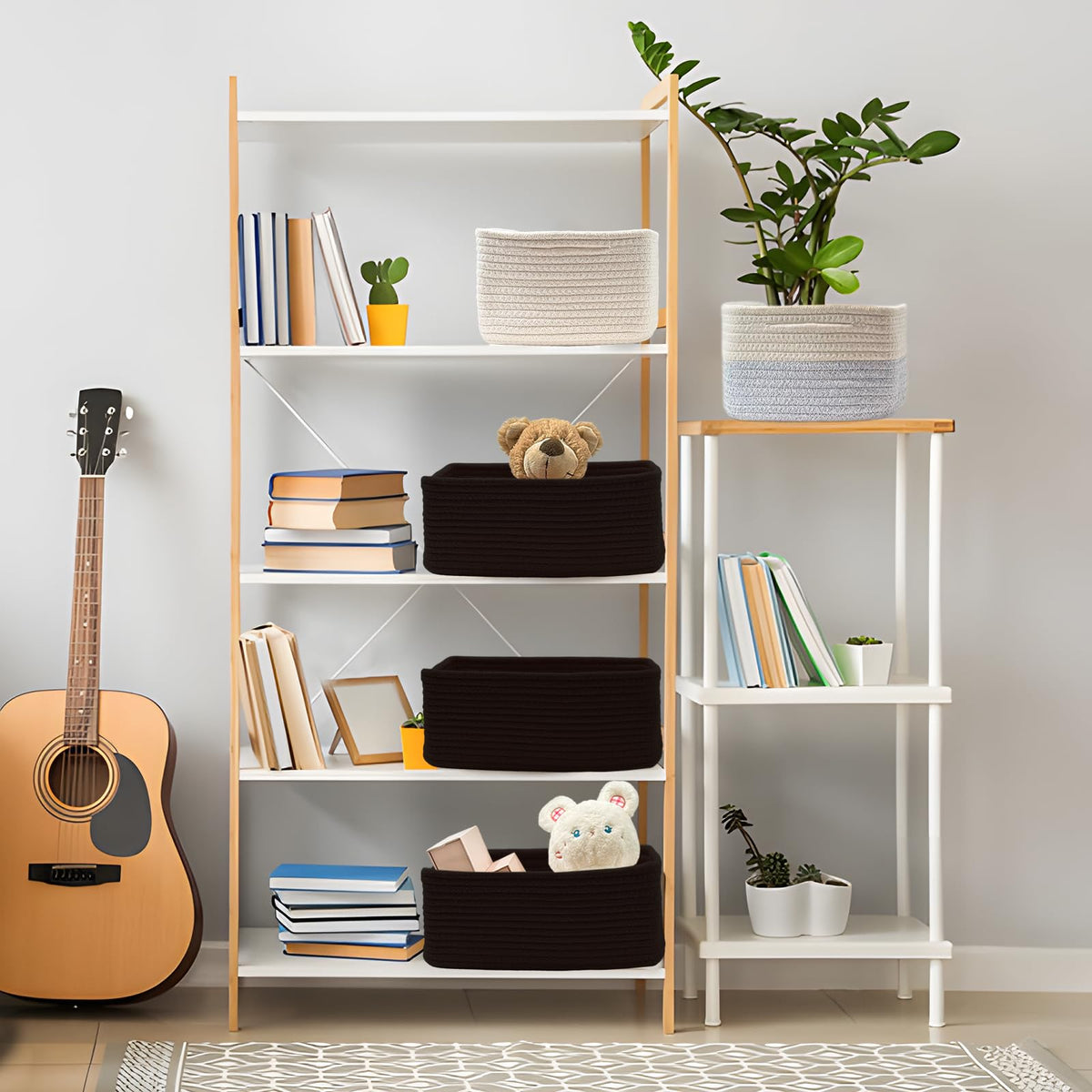 13" x 8.5" x 5.1" Storage Baskets for Organizing (3 Count)