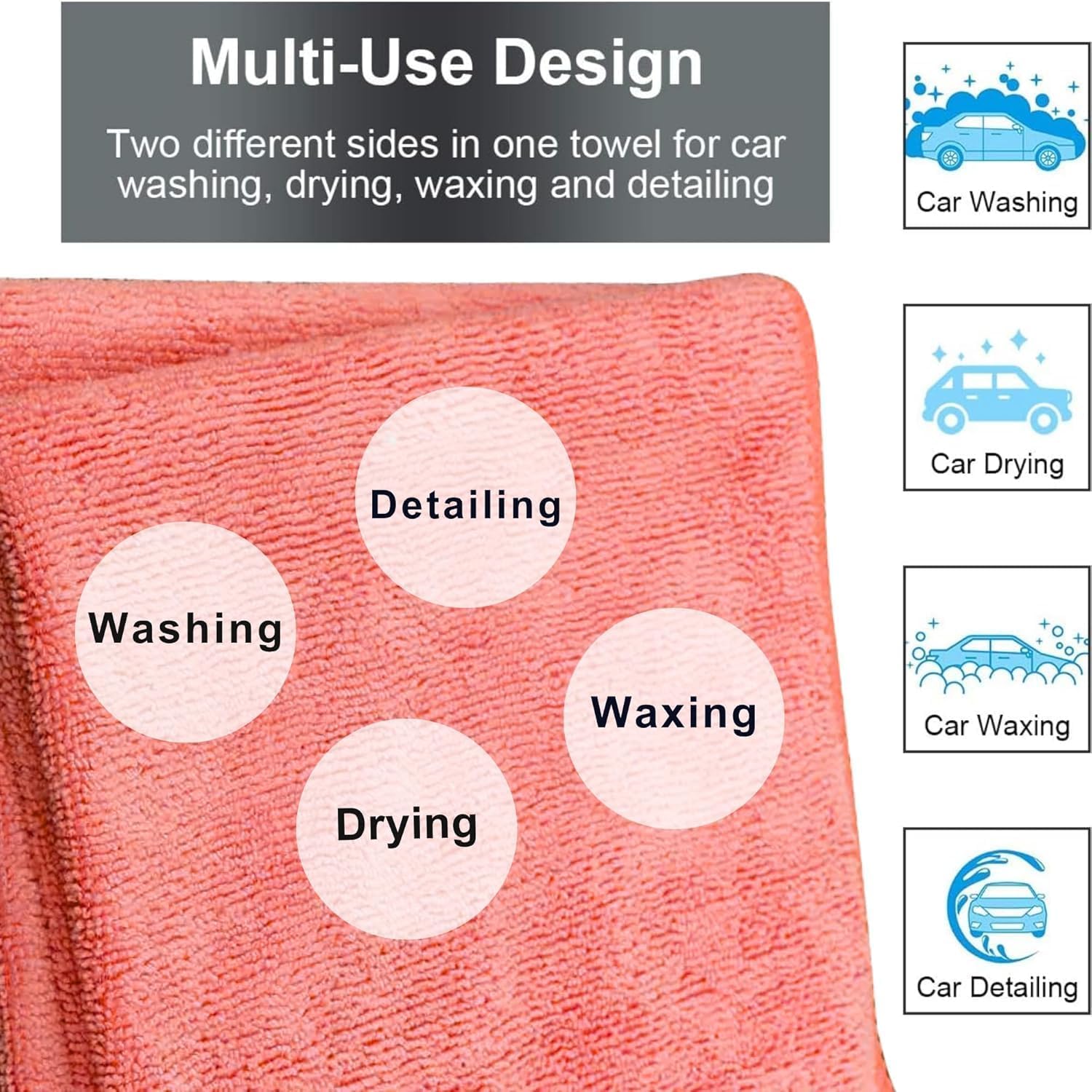 Single Microfiber Cleaning Cloth 40x40 cm