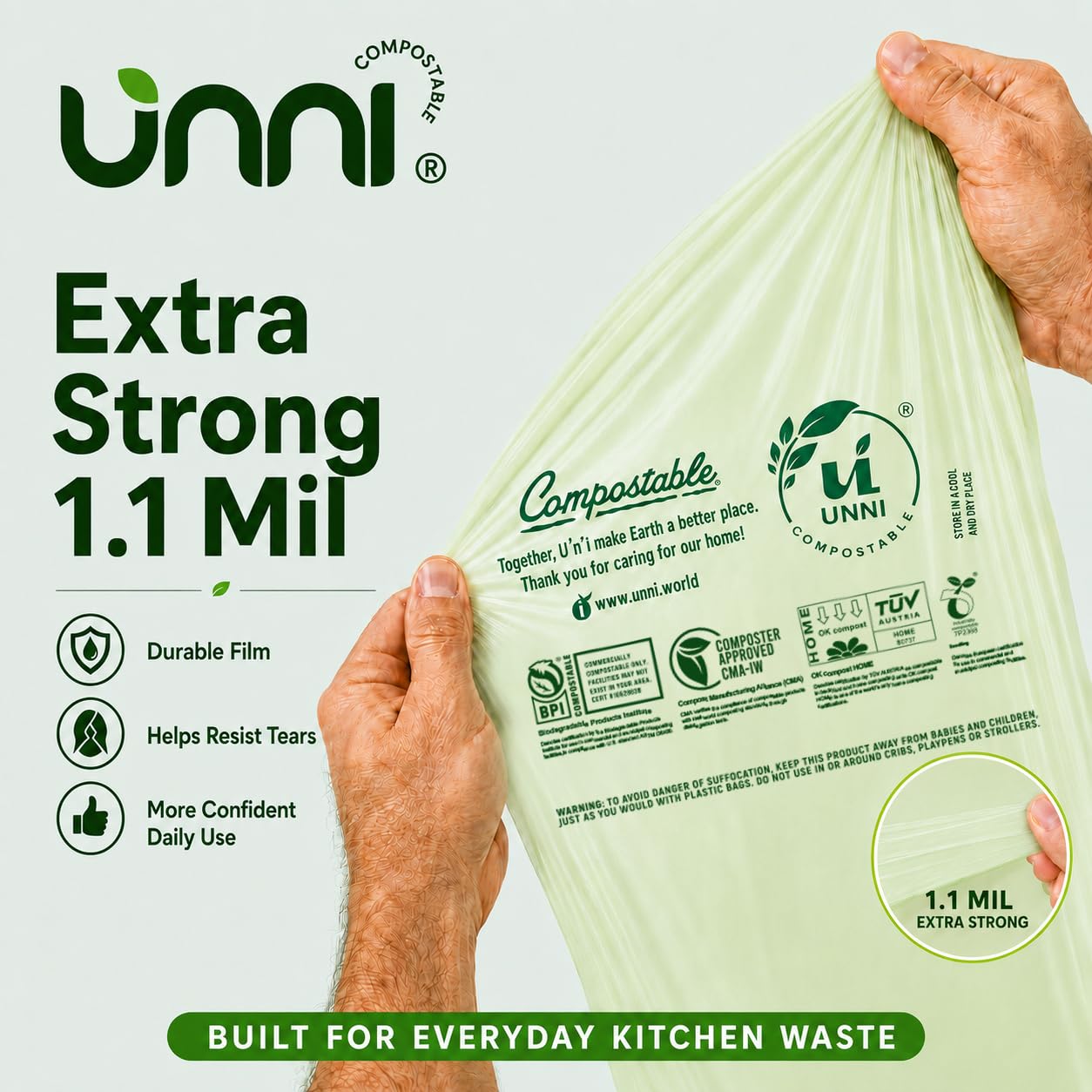 30 33 Gallon Compostable Bags (40 Count)