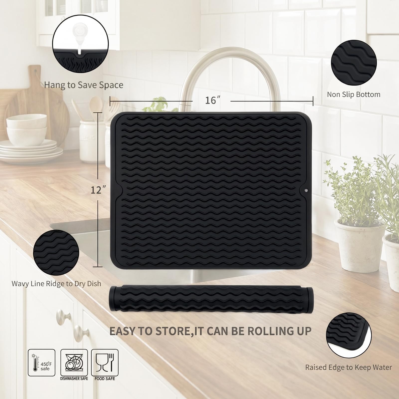 Silicone Dish Drying Mat