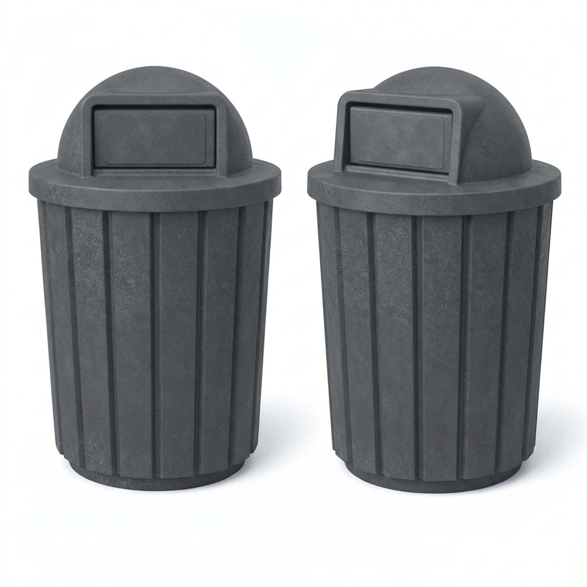 Campus Collection 42 Gallon Commercial Trash Can with Lid